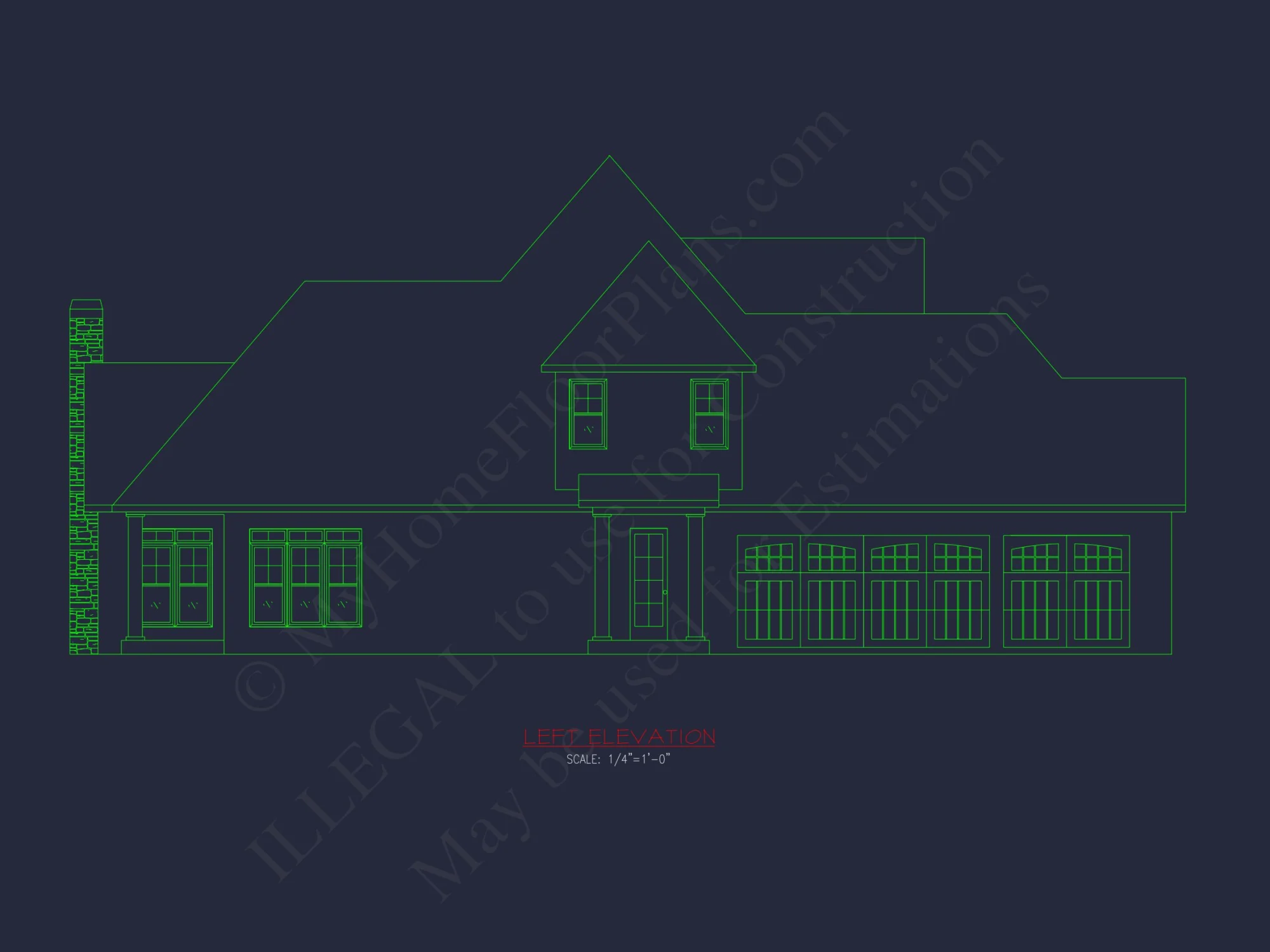Spacious house Plan with French Country Architecture Designs