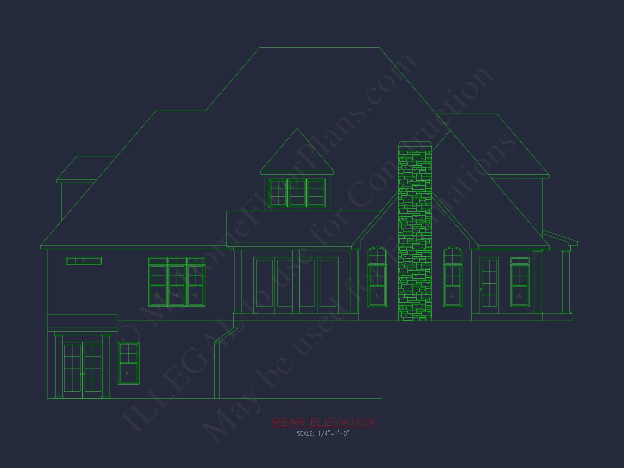 Spacious house Plan with French Country Architecture Designs