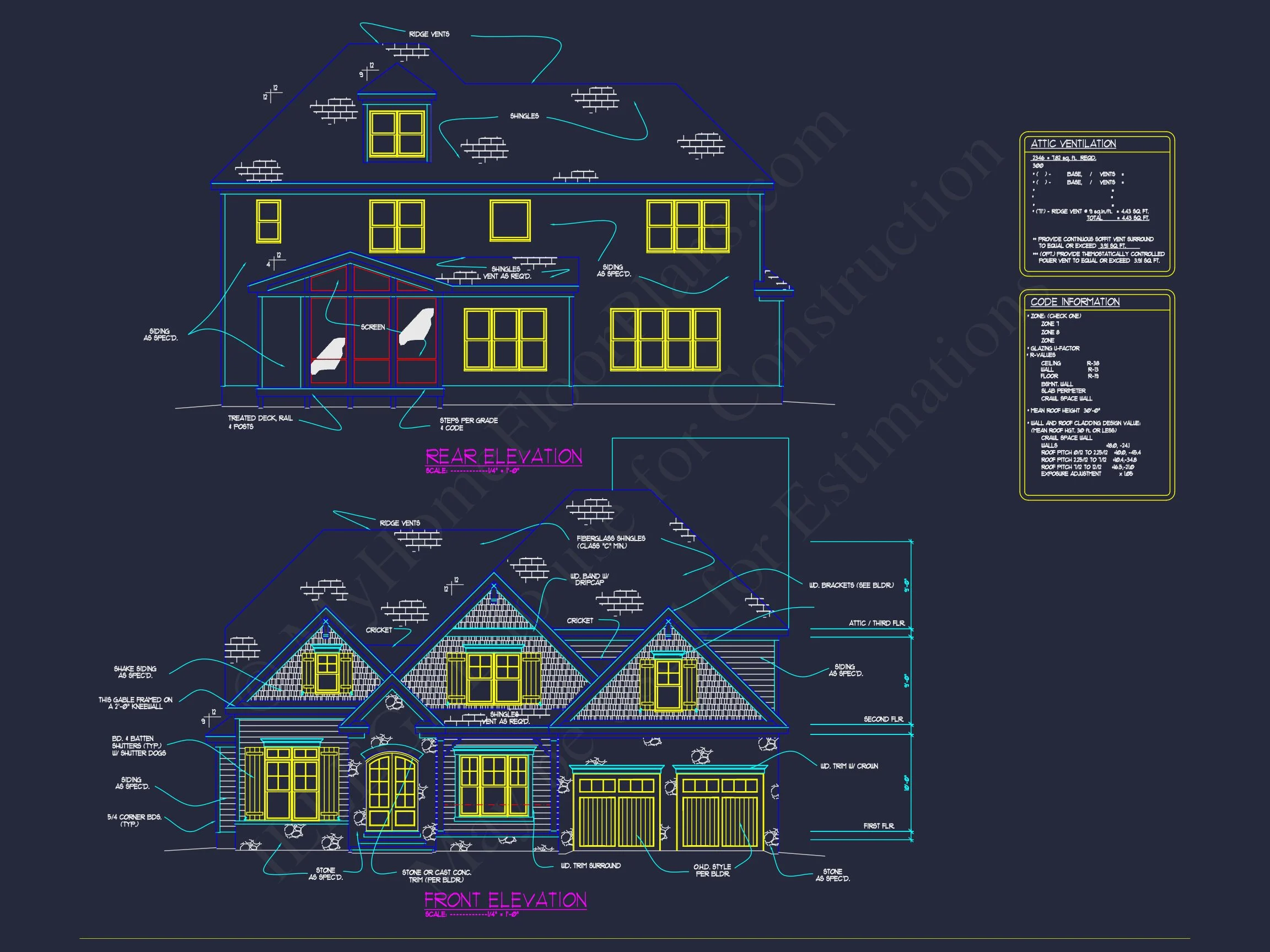 Modern Craftsman house Plan with Spacious Floor Designs