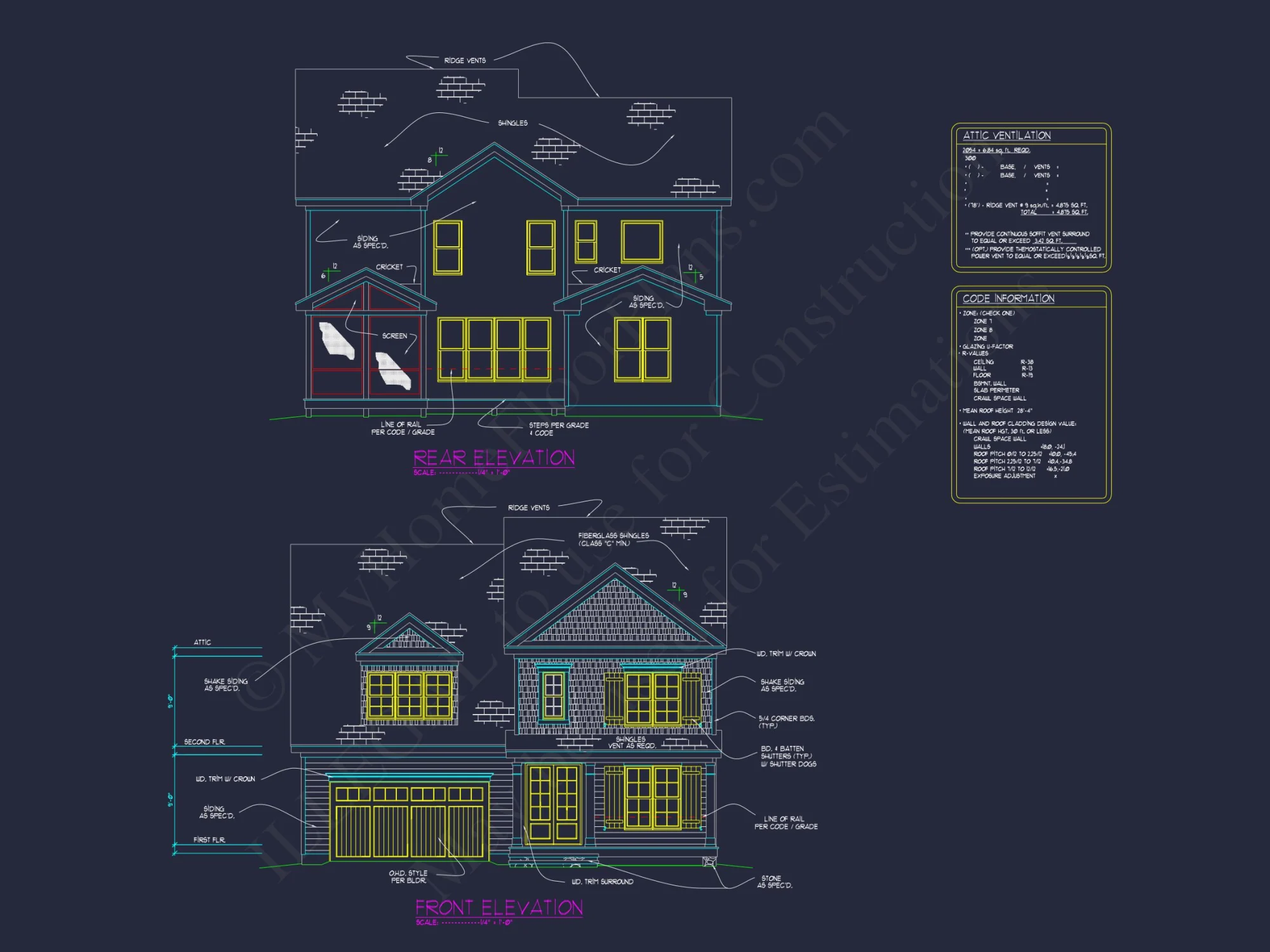 Spacious 5-Bedroom house Plan with Modern Floor Designs