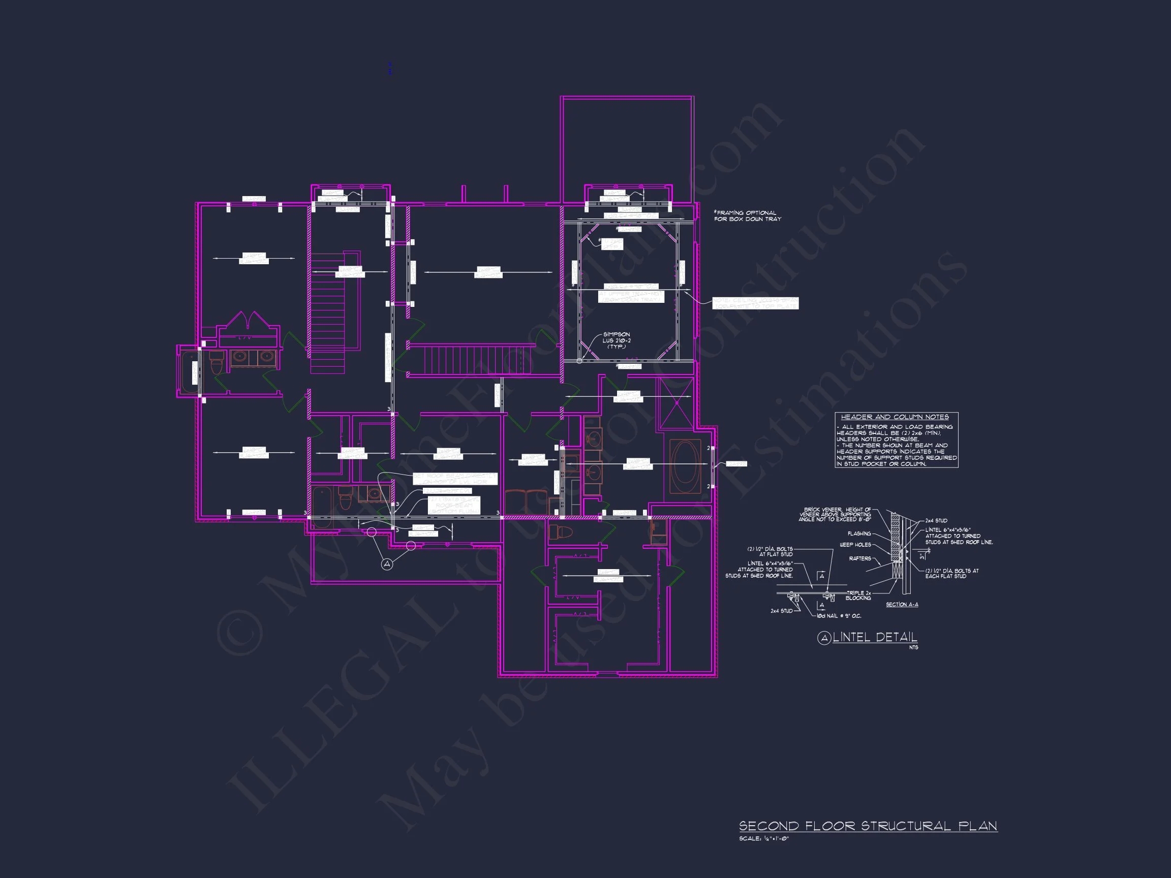 11-1595 HOUSE PLAN - Spacious 2-Story House Plan with 4 Bedrooms, Garage & CAD Designs 10 Spacious 2-Story house Plan with 4 Bedrooms, Garage & CAD Designs