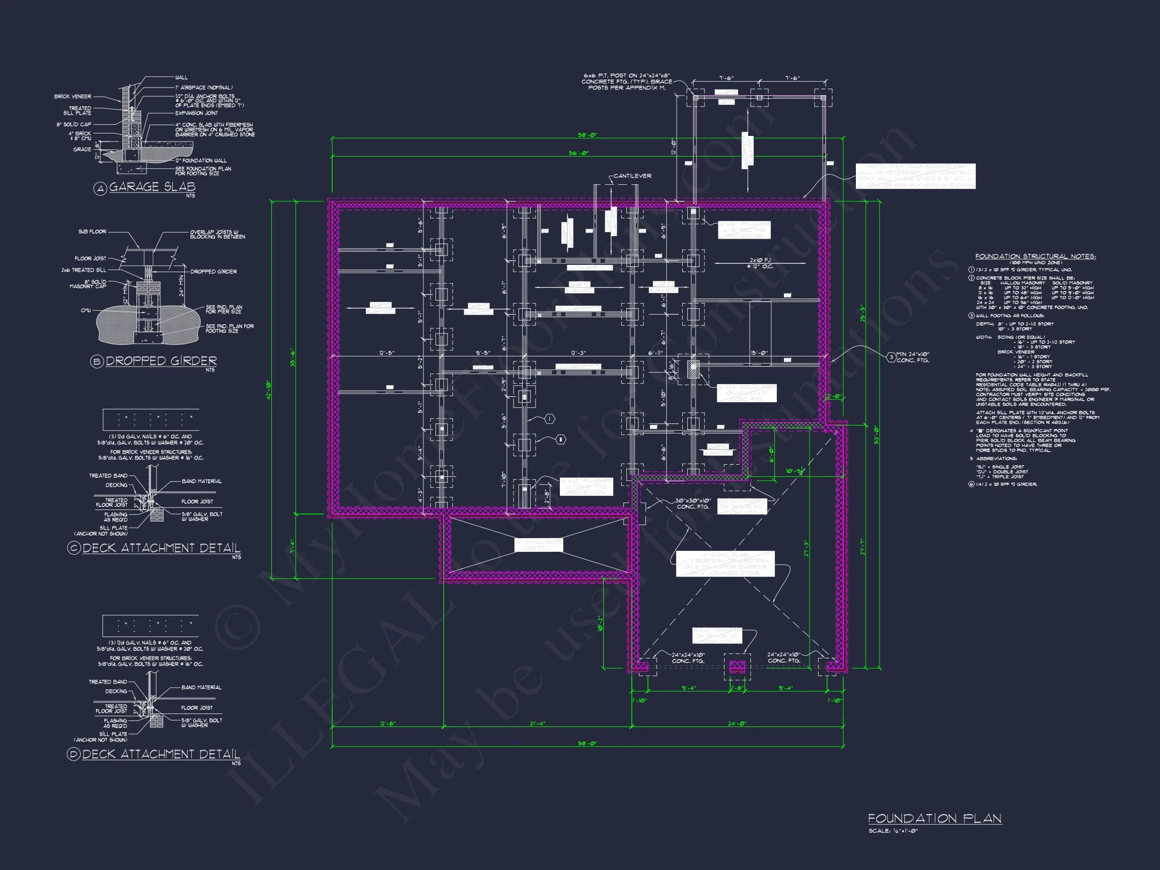 11-1595 HOUSE PLAN - Spacious 2-Story House Plan with 4 Bedrooms, Garage & CAD Designs 8 Spacious 2-Story house Plan with 4 Bedrooms, Garage & CAD Designs