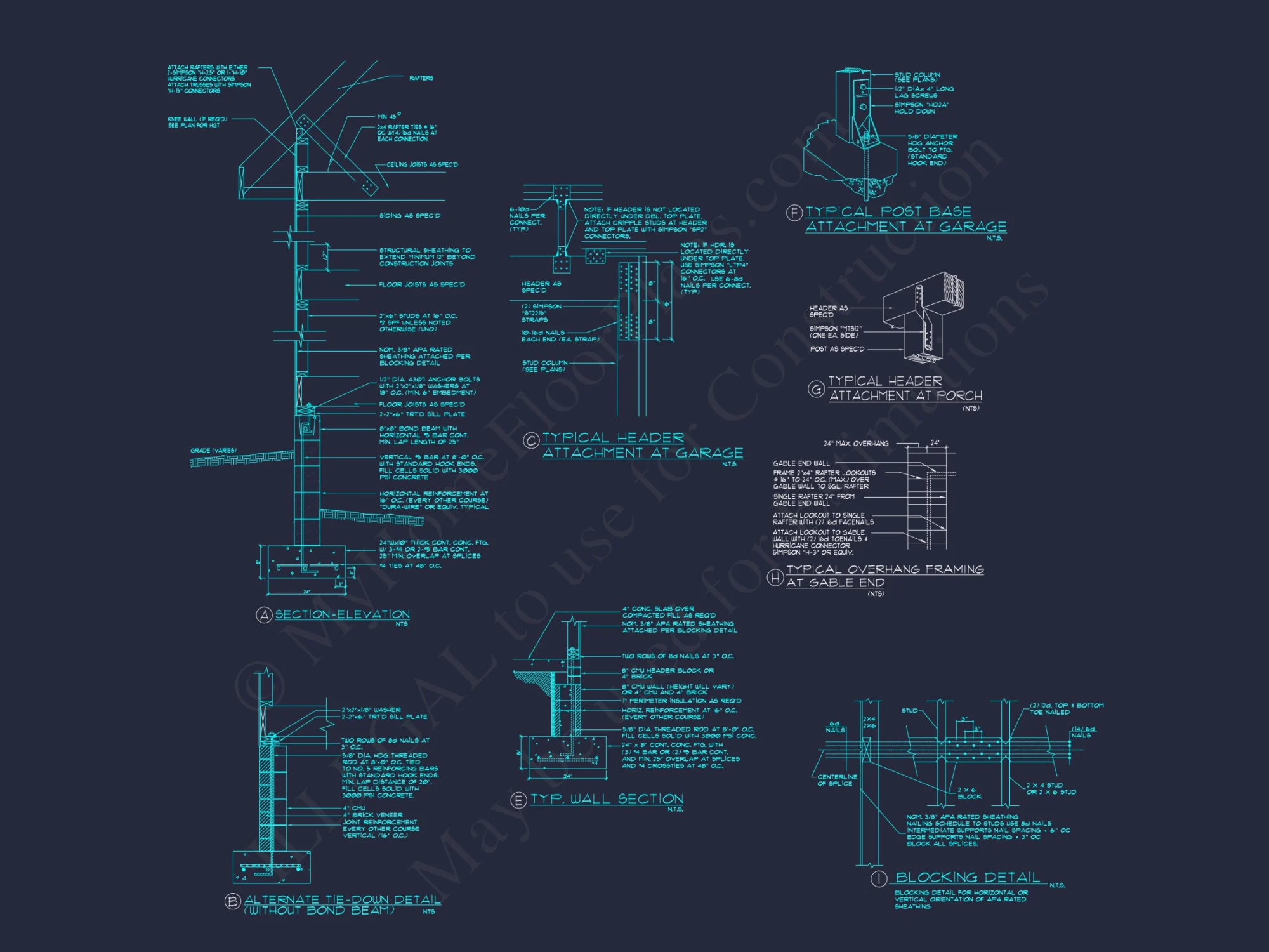 Spacious 1.5 Story house Plan with Blueprint and CAD Designs