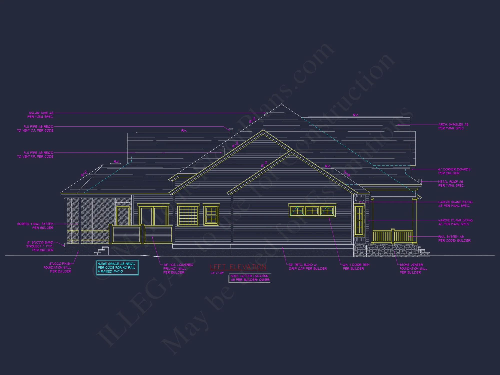 Spacious 1.5 Story house Plan with Blueprint and CAD Designs