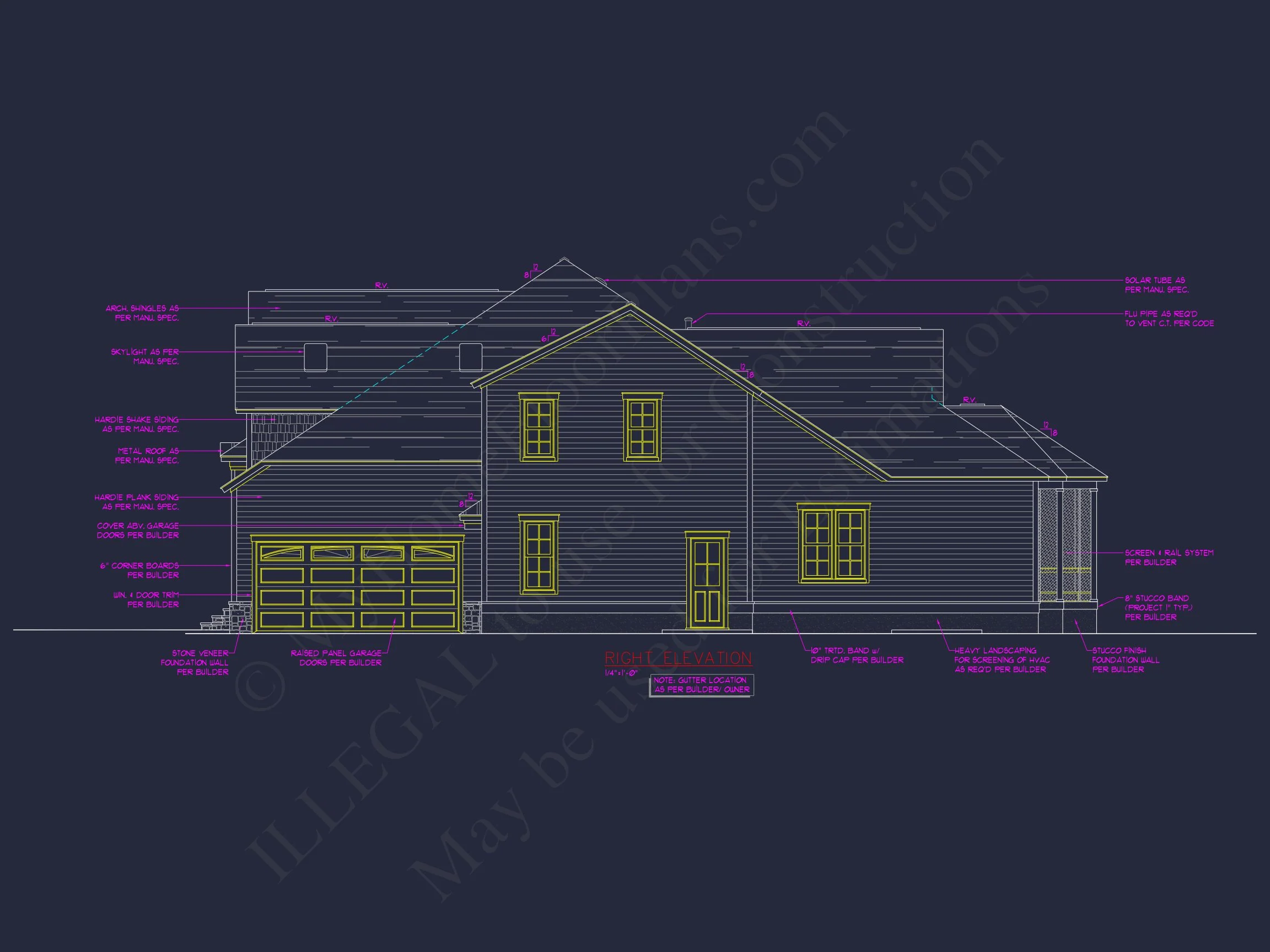 Spacious 1.5 Story house Plan with Blueprint and CAD Designs