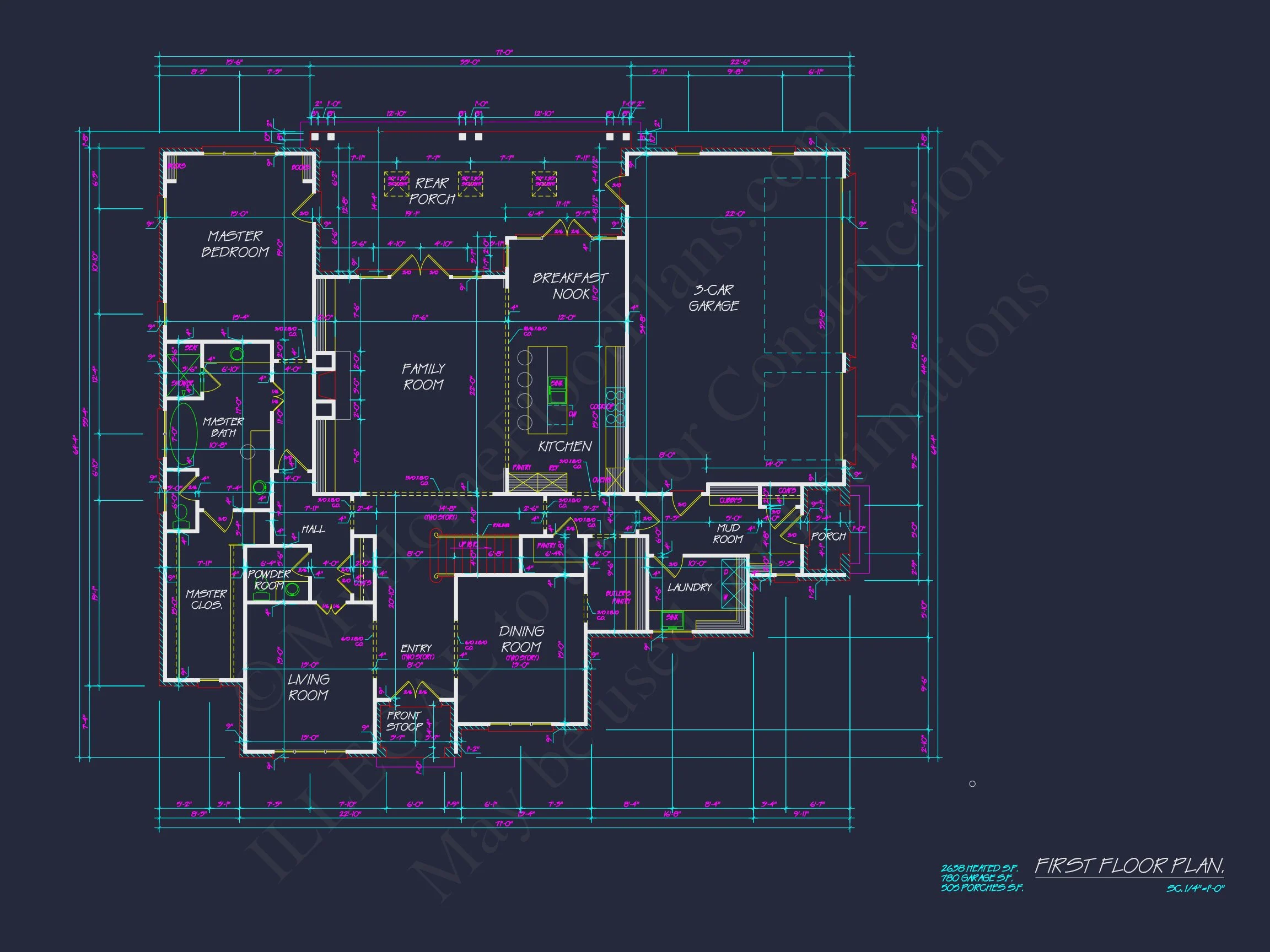 Luxurious house Plan with CAD Architecture Designs