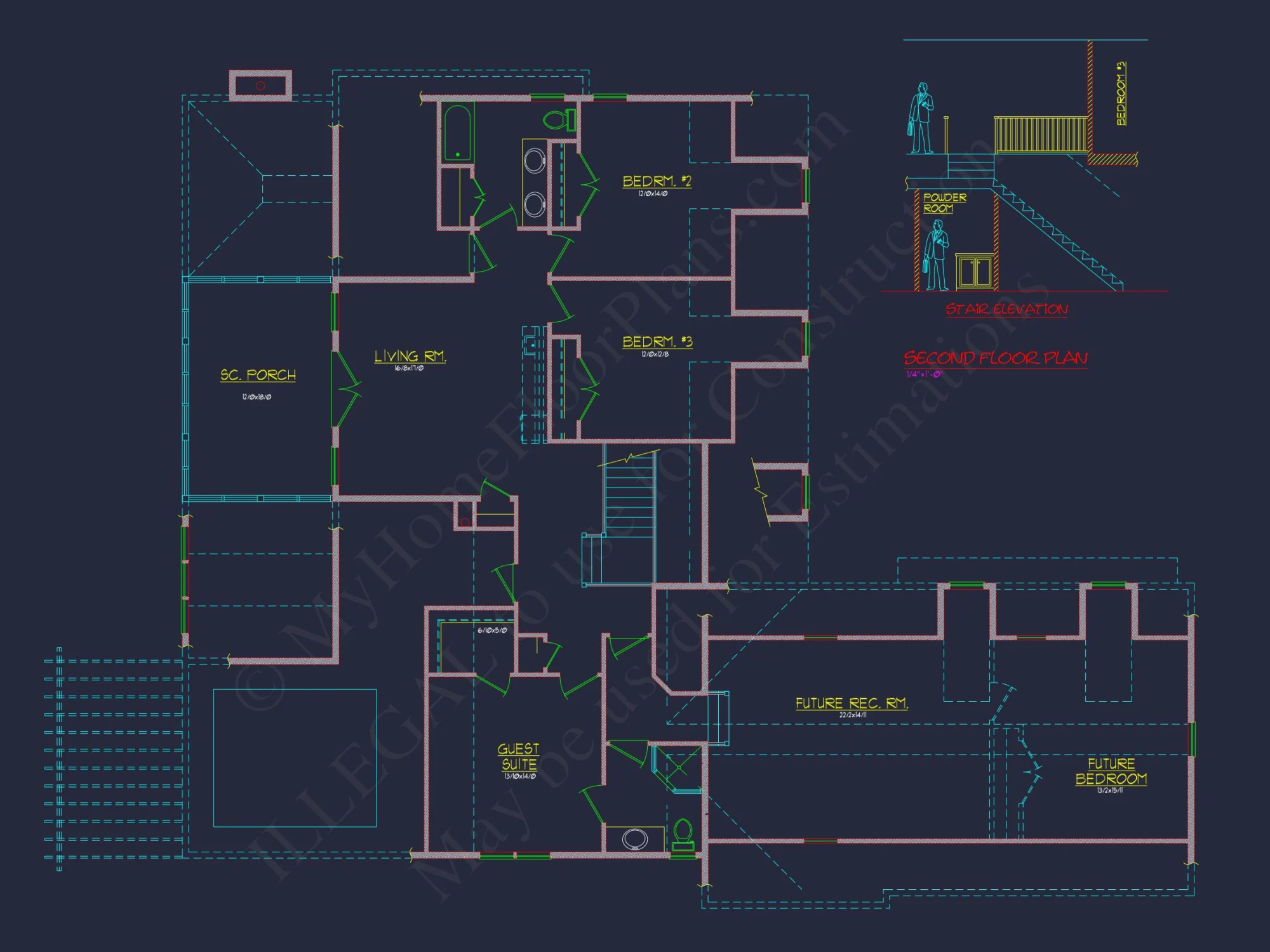 Custom house Plan With 2-Story CAD Designs, Blueprints, Features