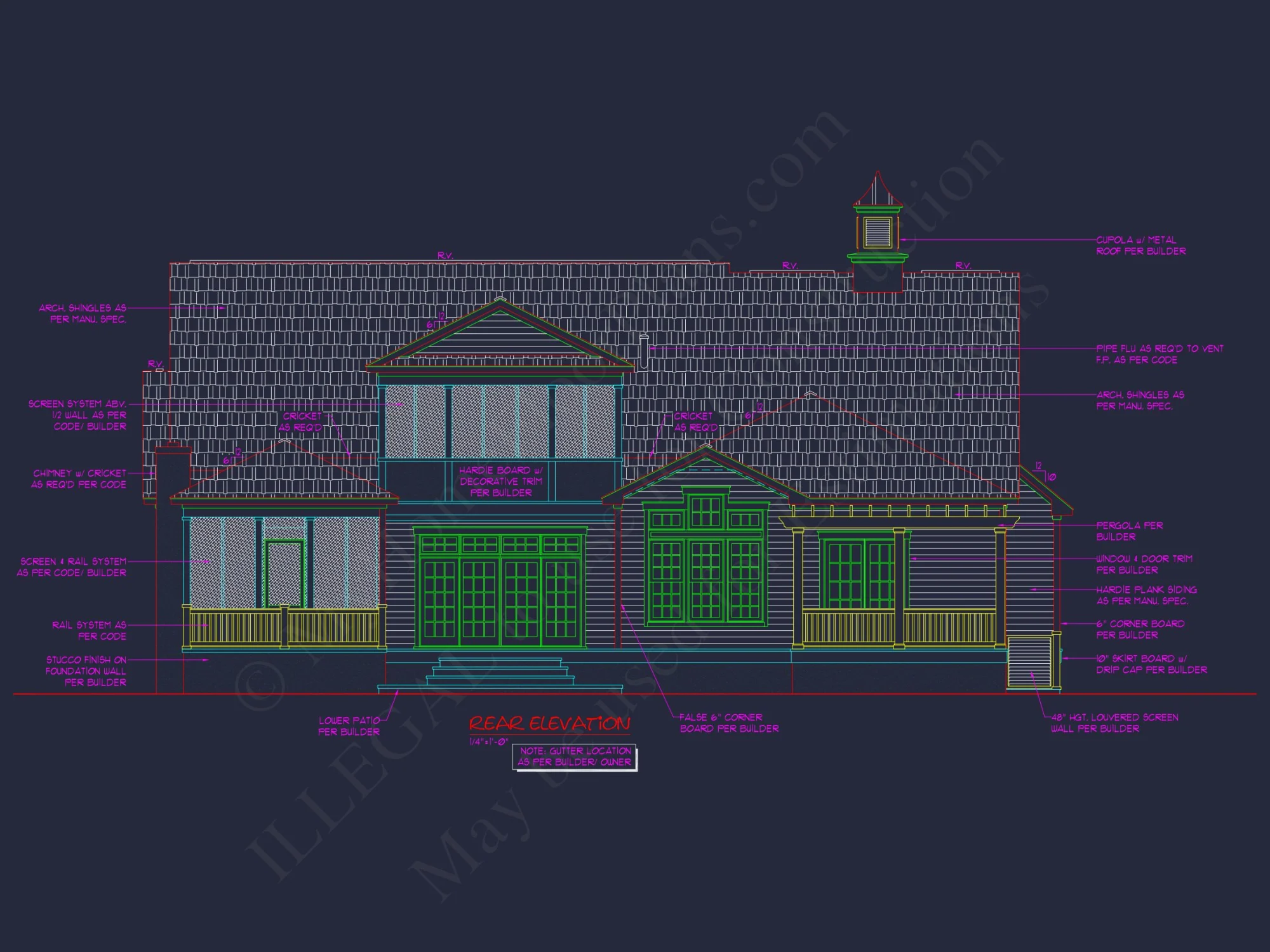 Custom house Plan With 2-Story CAD Designs, Blueprints, Features