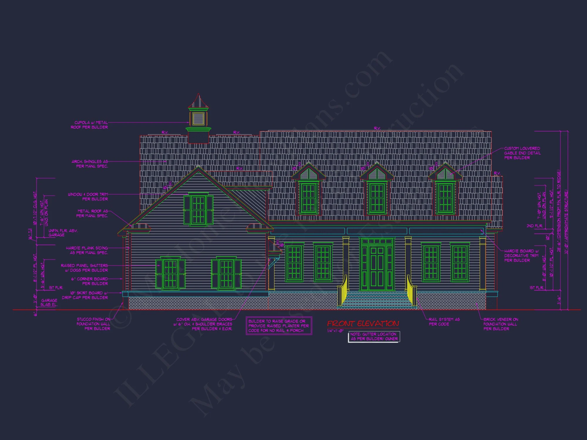 Custom house Plan With 2-Story CAD Designs, Blueprints, Features