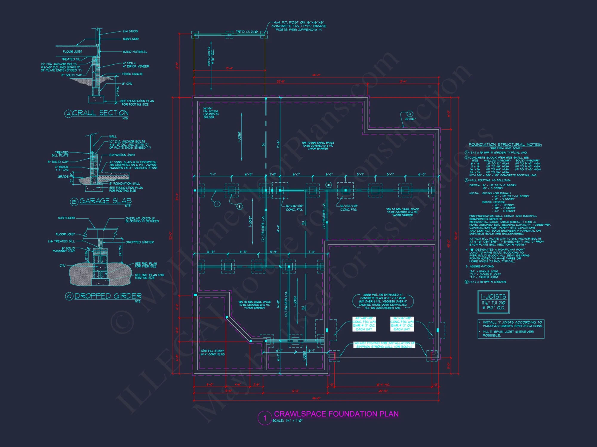 Craftsman house Plan: Floor Plan, CAD, & Architectural Designs