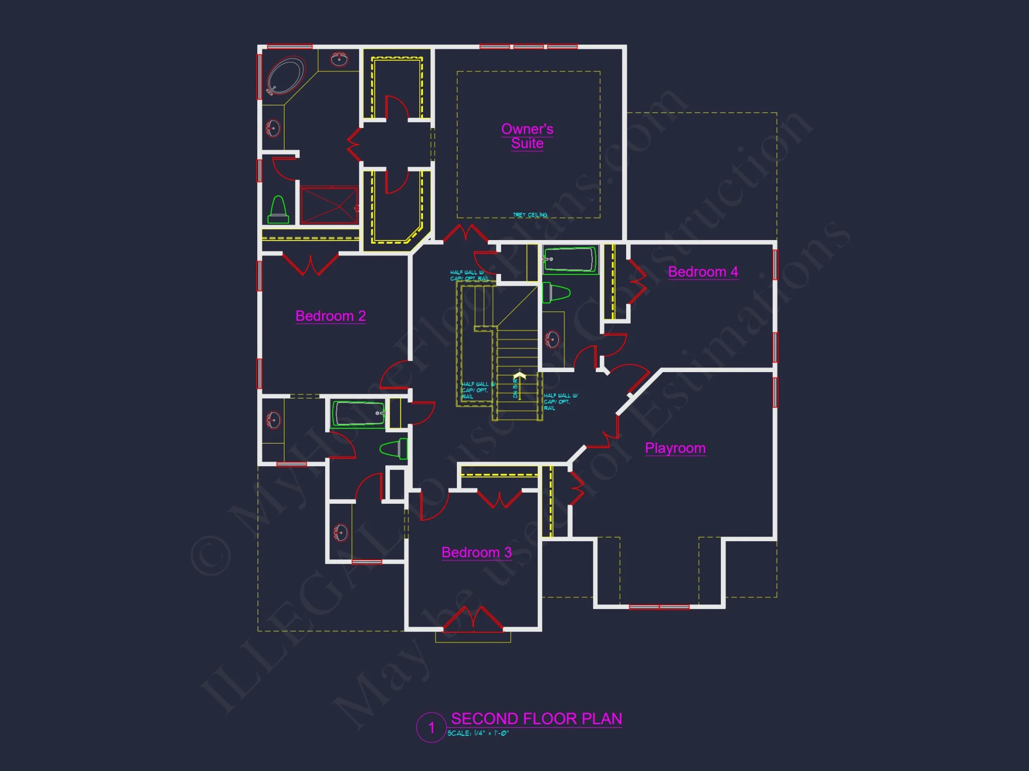 Craftsman house Plan: Floor Plan, CAD, & Architectural Designs