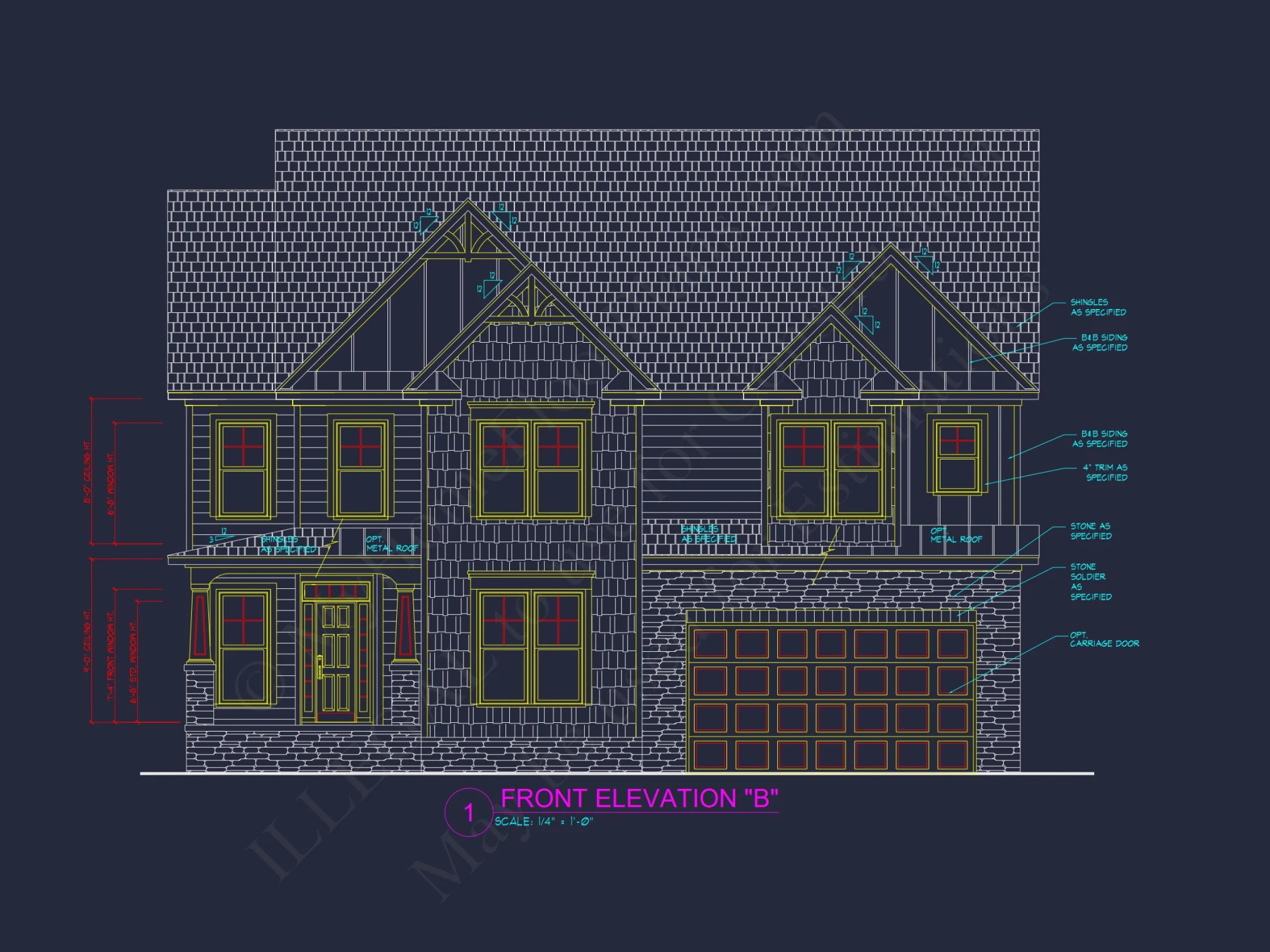 Craftsman house Plan: Floor Plan, CAD, & Architectural Designs