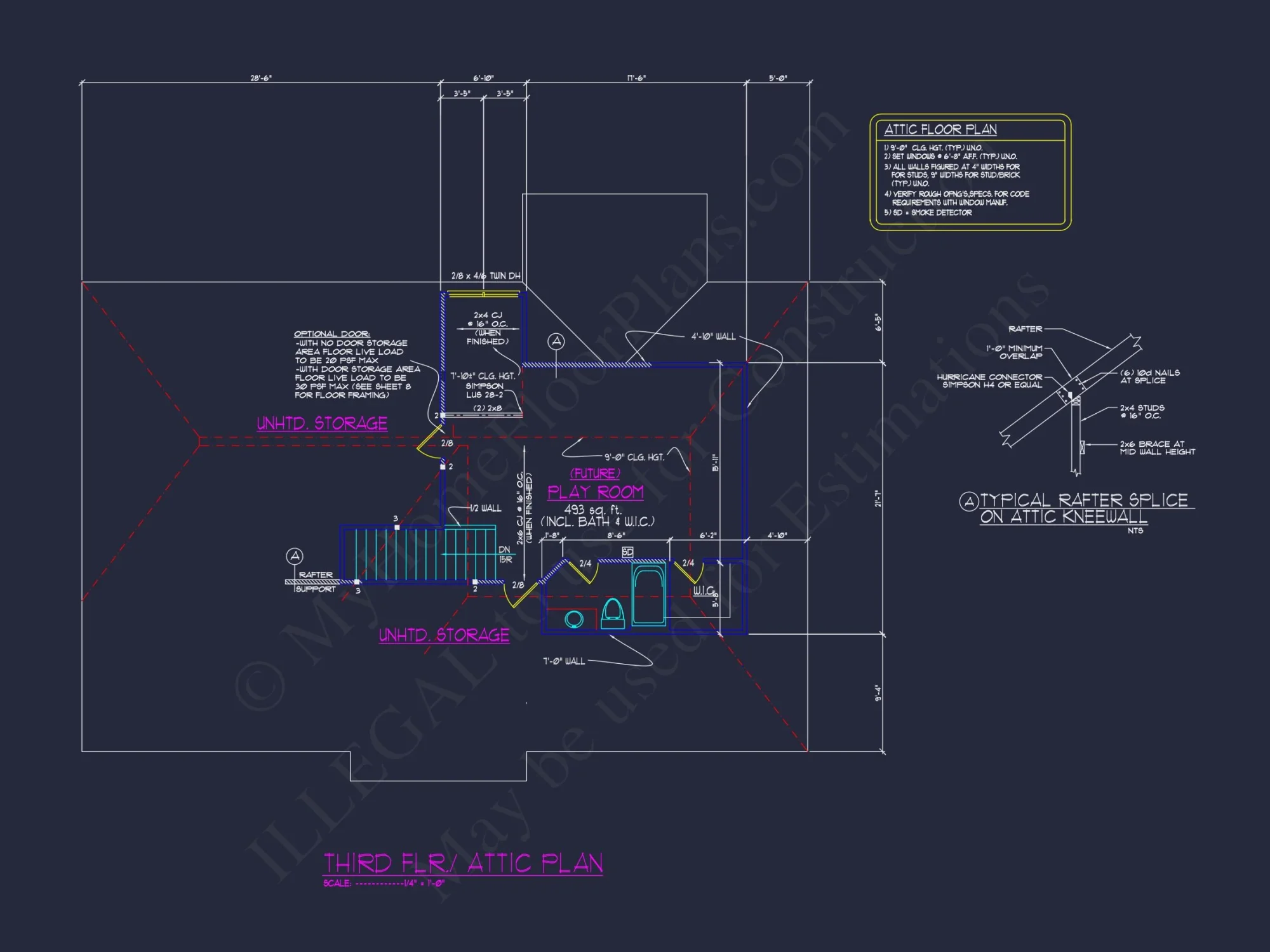 Elegant house Plan with Detailed Blueprint Designs and CAD Architecture