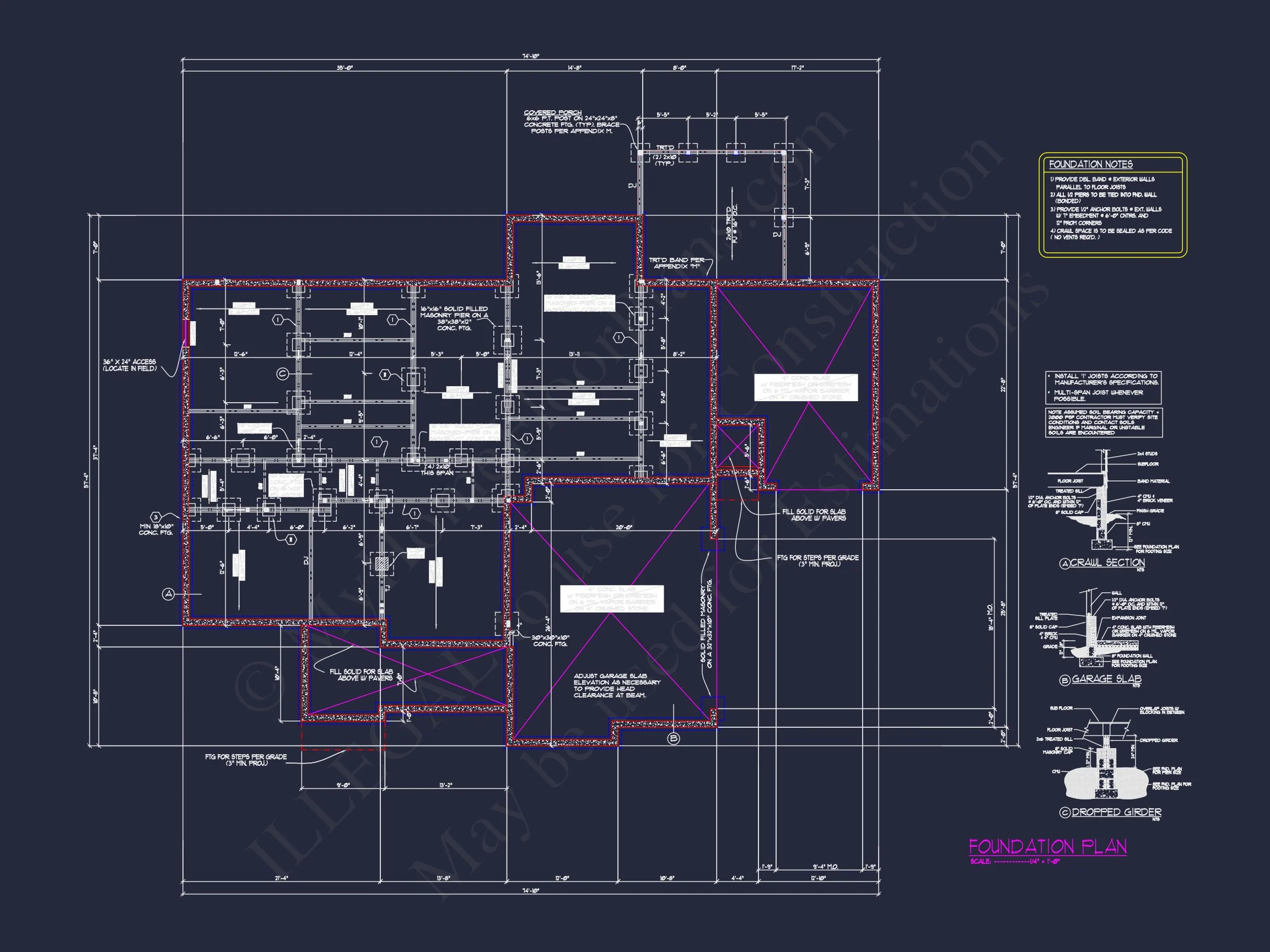 Elegant house Plan with Detailed Blueprint Designs and CAD Architecture