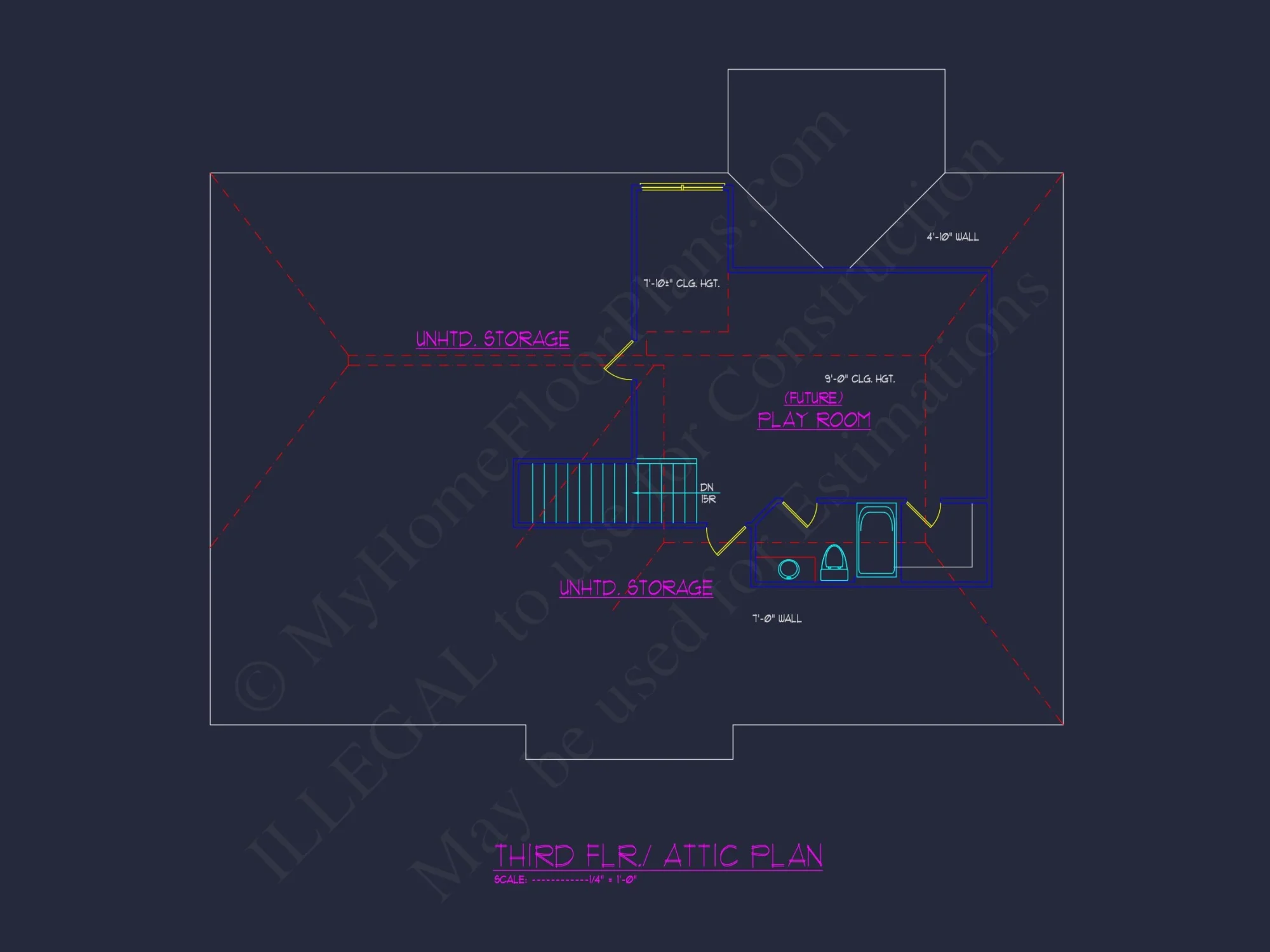 Elegant house Plan with Detailed Blueprint Designs and CAD Architecture