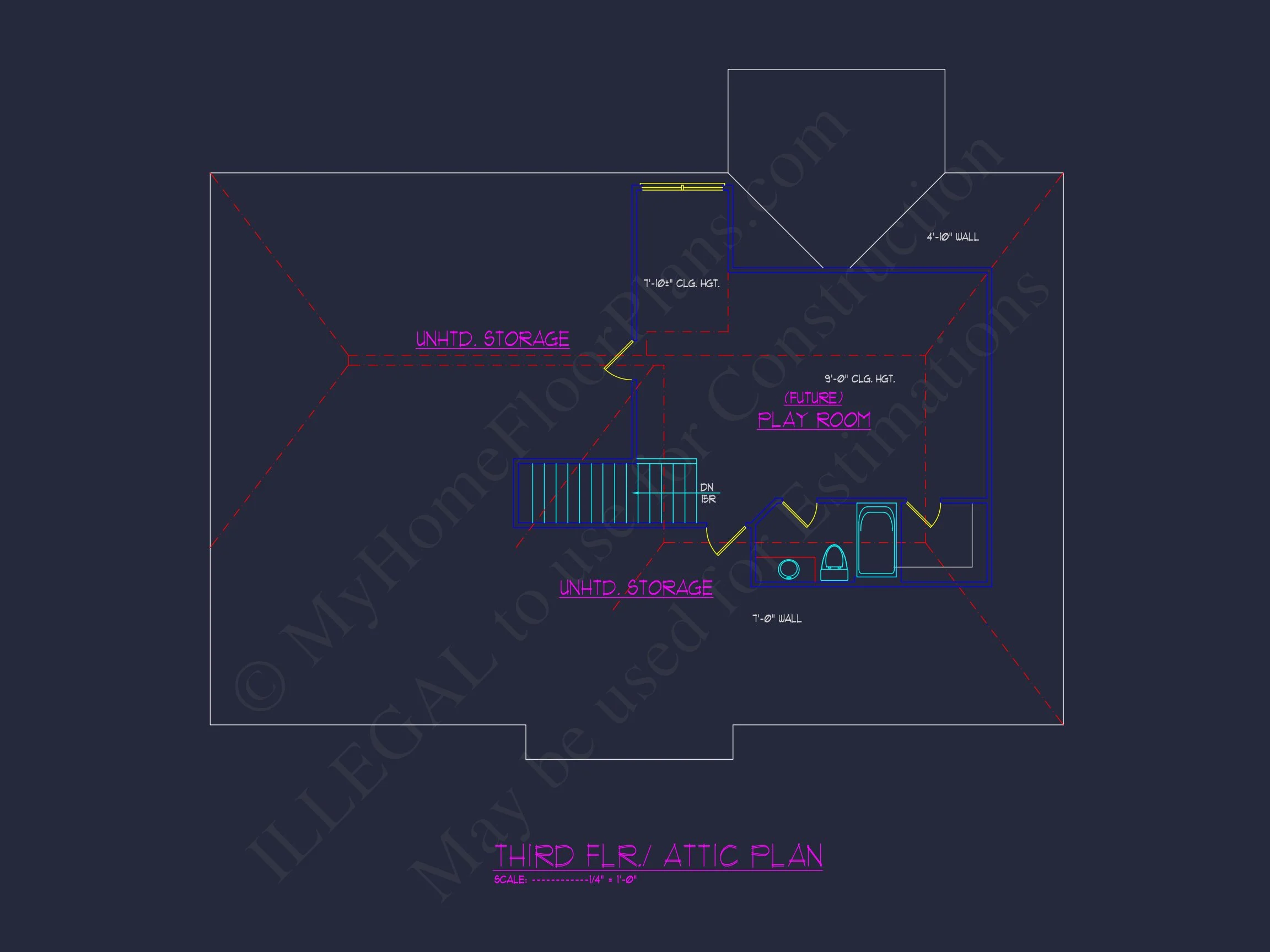 Elegant house Plan with Detailed Blueprint Designs and CAD Architecture
