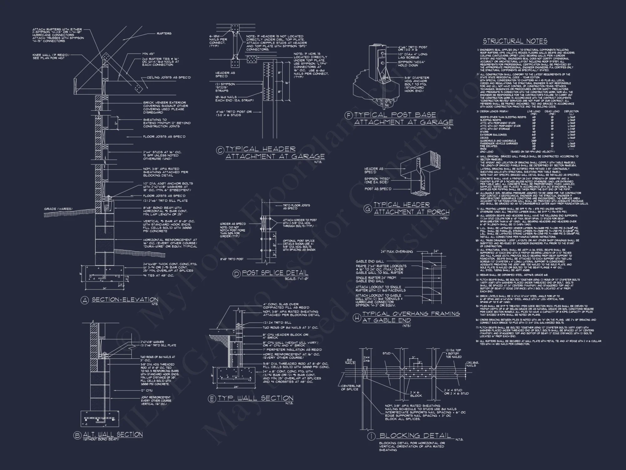 Modern Suburban house Plan with 4 Beds, CAD Floor Designs