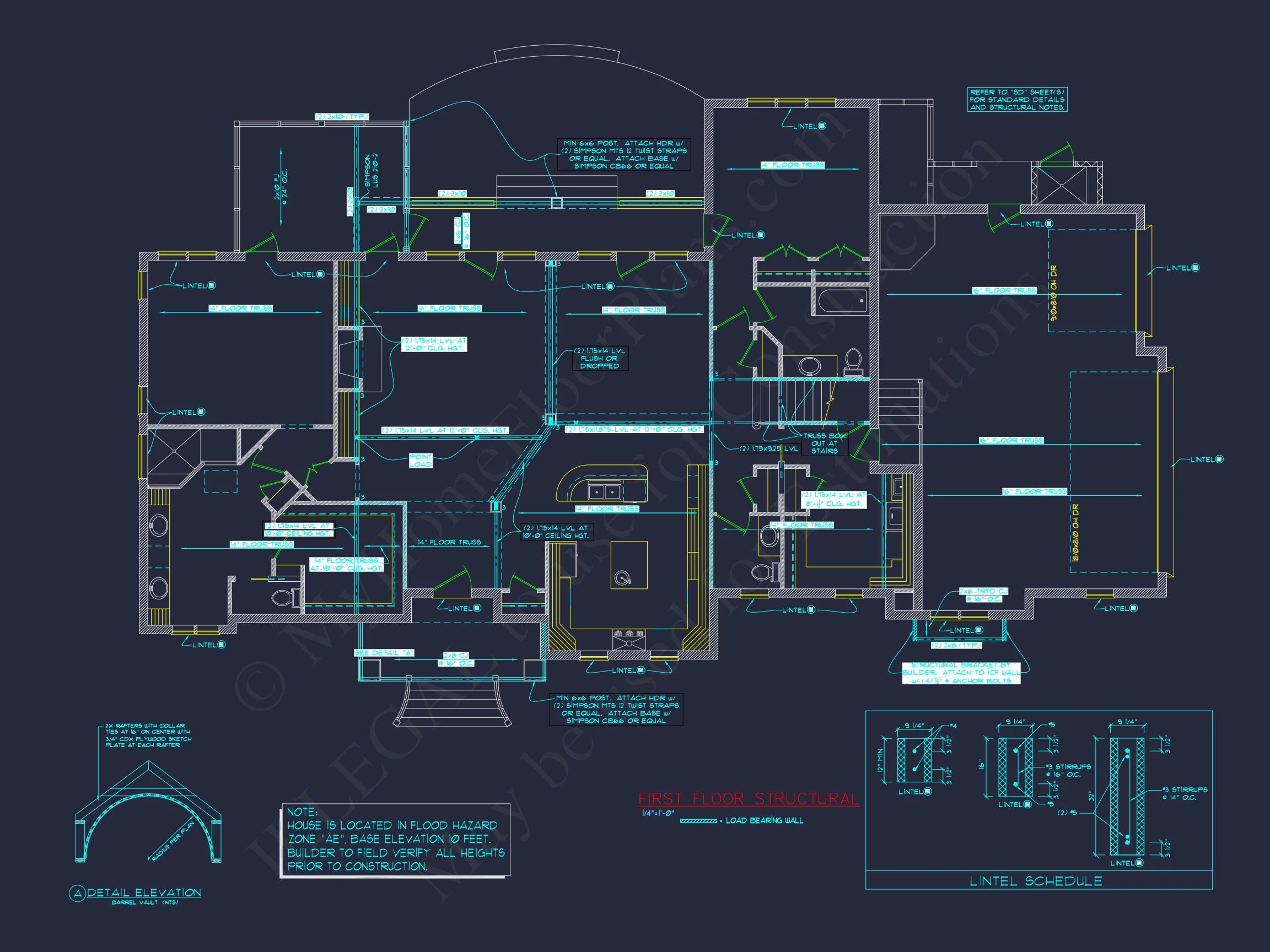 11-1154 HOUSE PLAN - Spacious House Plan with Detailed Floor Plan and CAD Designs 10 Spacious house Plan with Detailed Floor Plan and CAD Designs