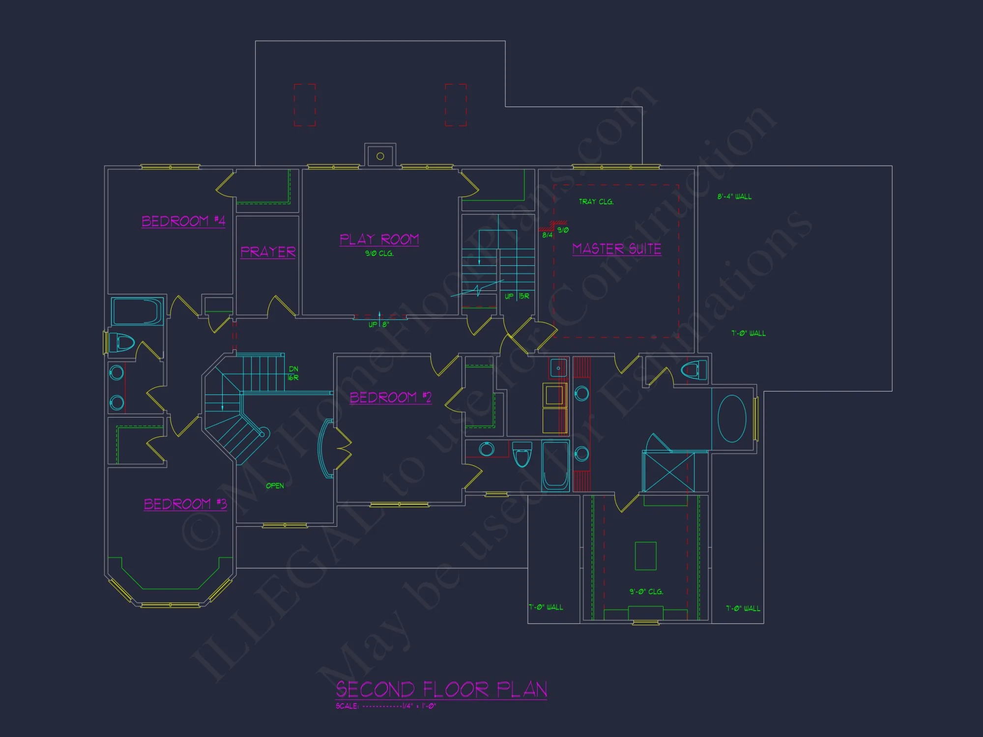 Stunning house Plan with Open Floor Plan and CAD Designs