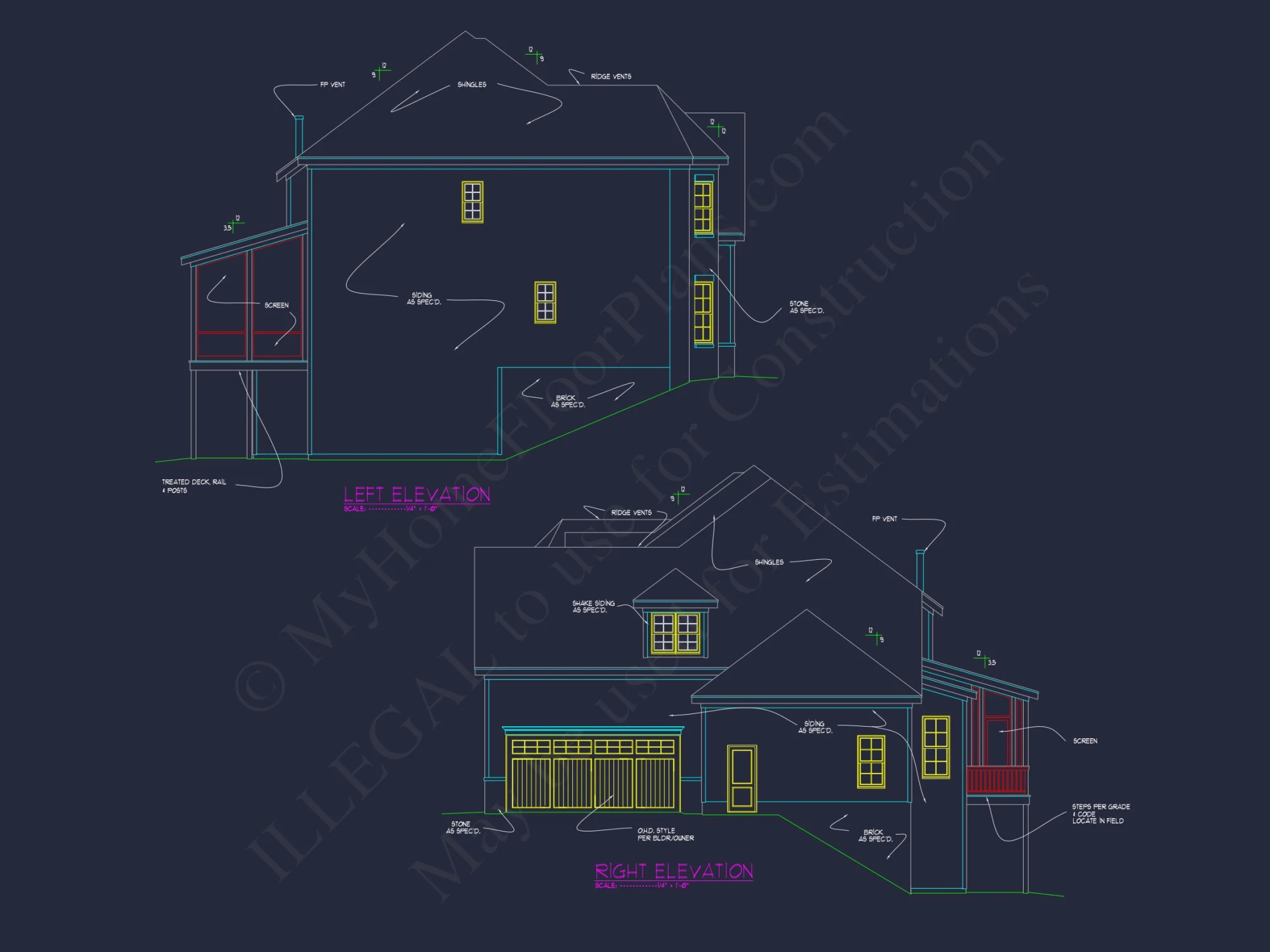 Stunning house Plan with Open Floor Plan and CAD Designs