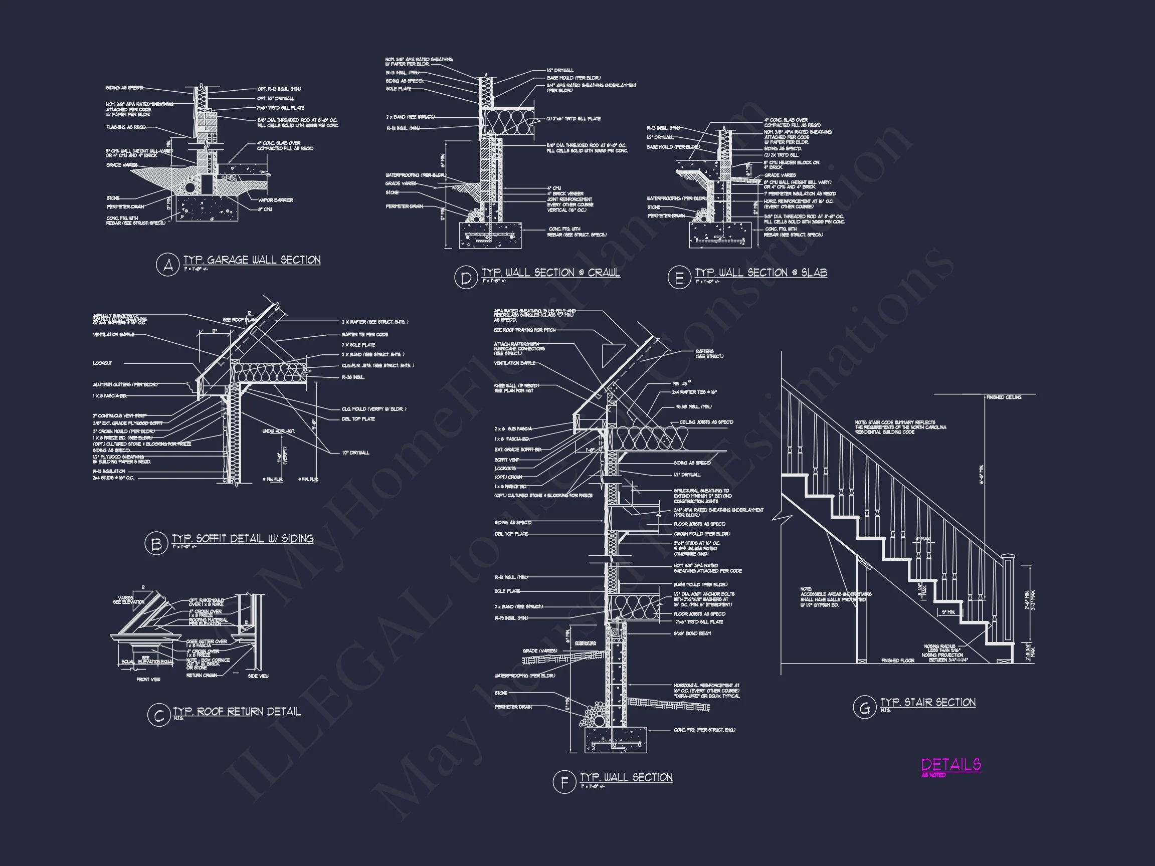 10-1936 HOUSE PLAN - Luxury House Plan with 3 Floors, CAD Designs & Blueprint 39 Luxury house Plan with 3 Floors, CAD Designs & Blueprint