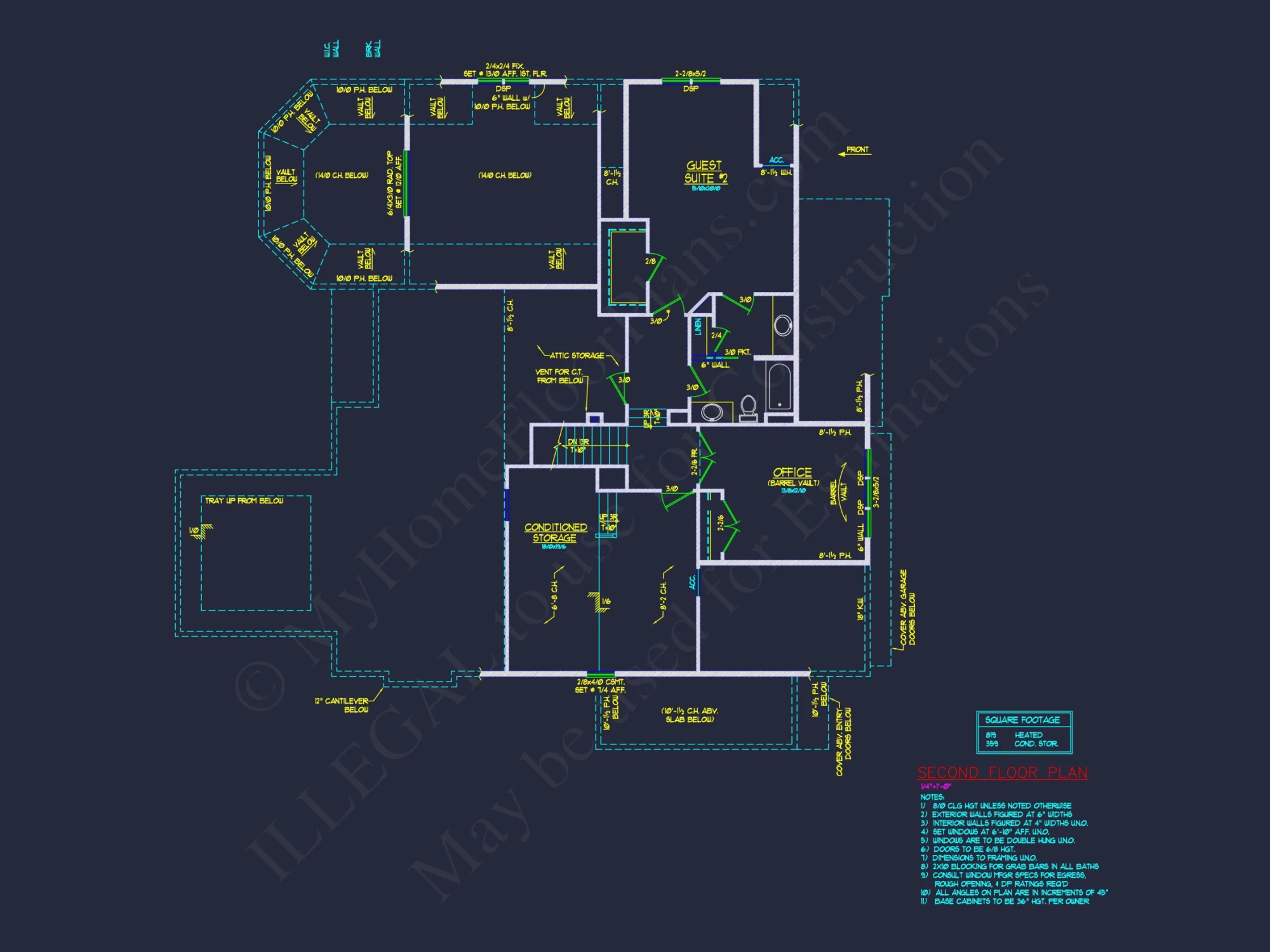 Craftsman house Plan with 2 Floors, CAD Blueprints, and Modern Features