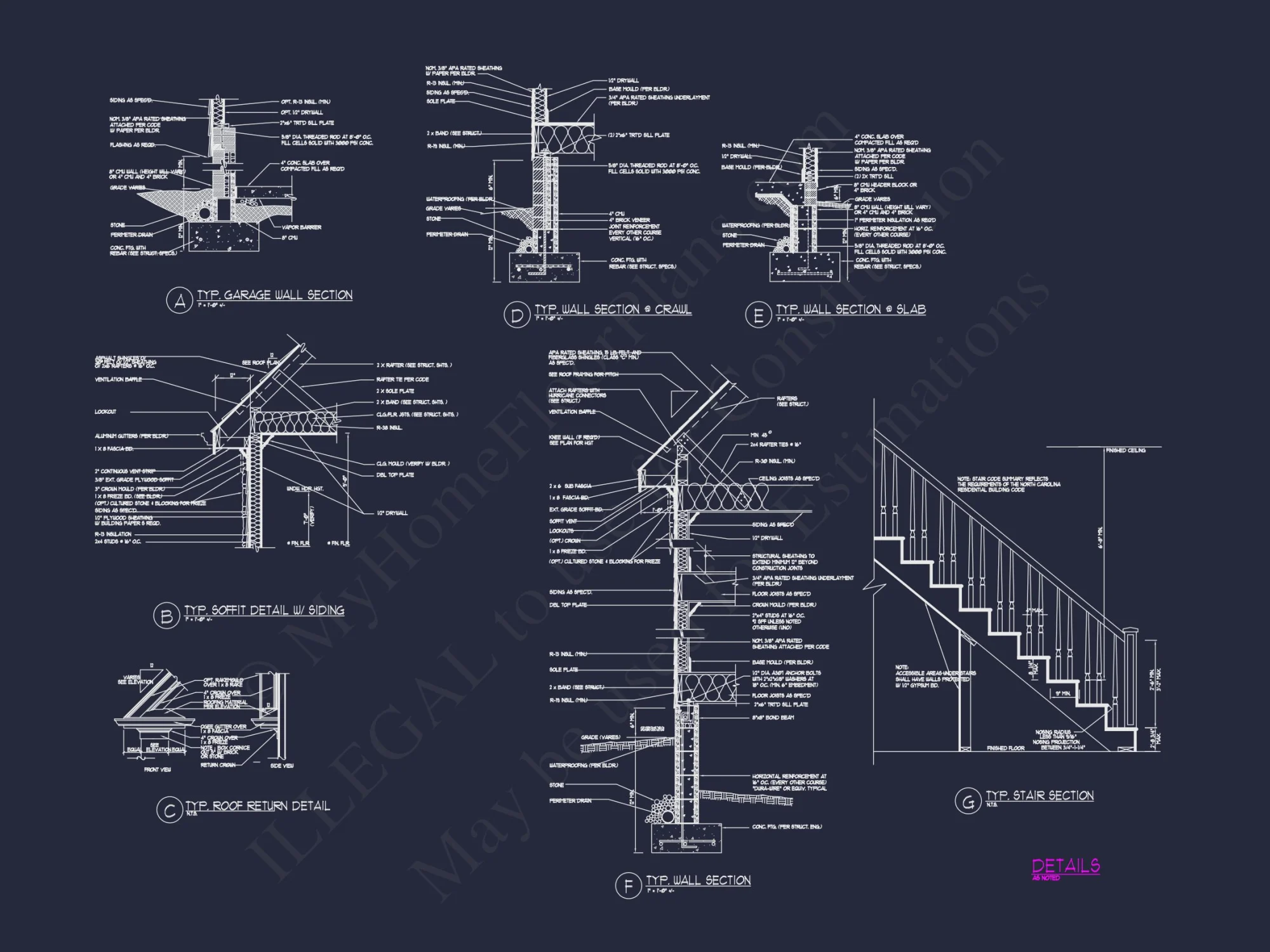 3-Story Blueprint & CAD Plans