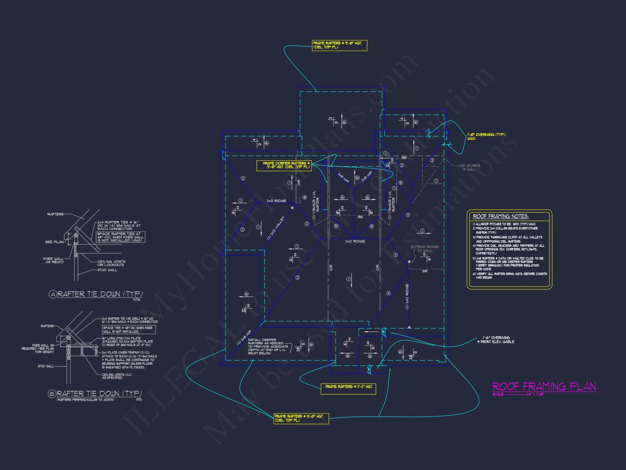 3-Story Blueprint & CAD Plans