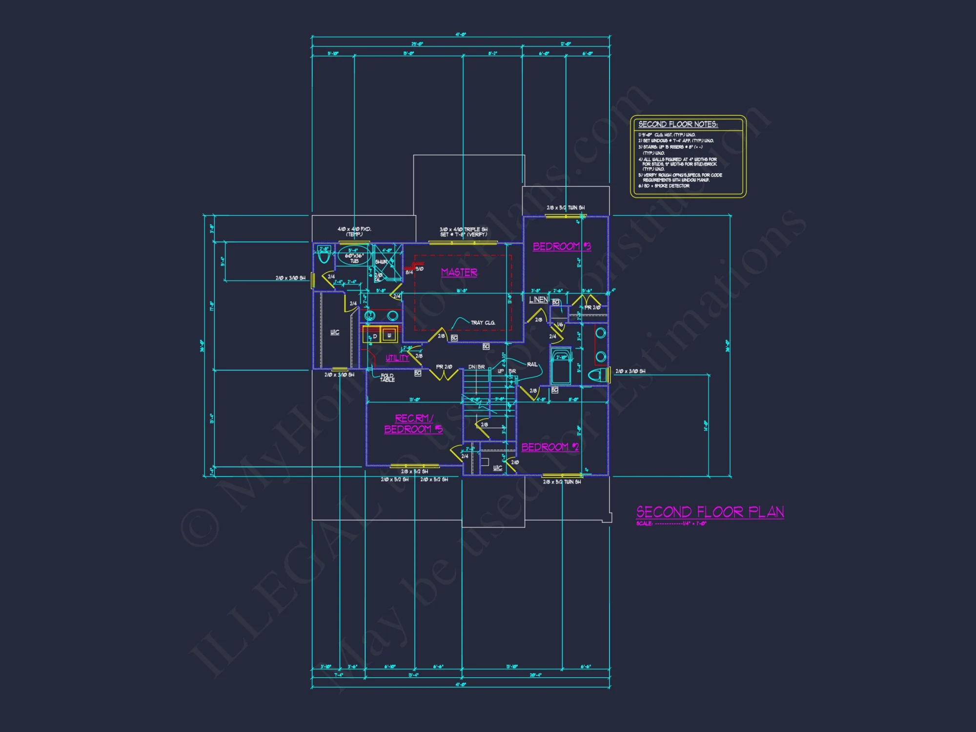3-Story Blueprint & CAD Plans