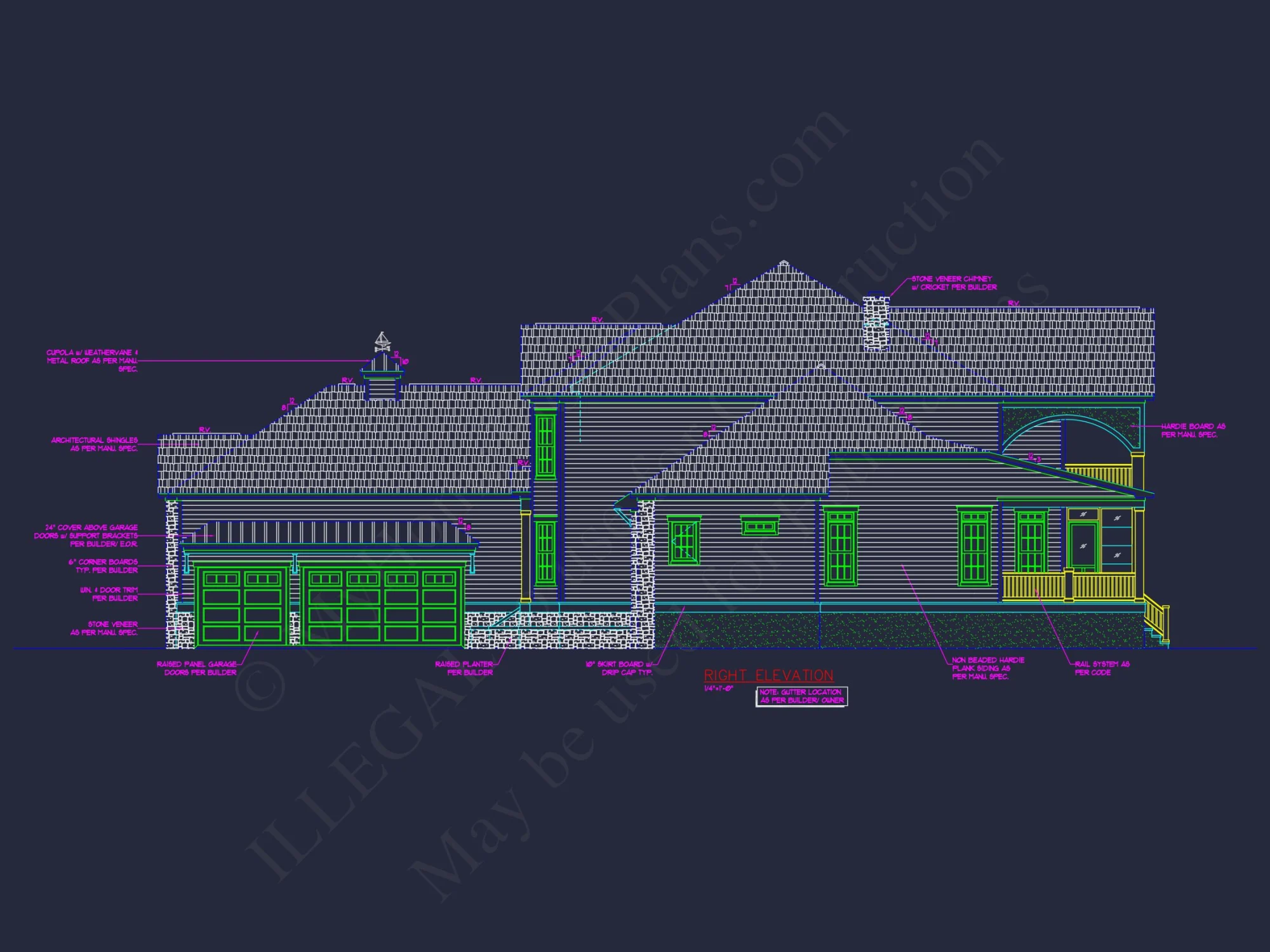 Luxury house Plan with CAD Blueprints and Detailed Designs