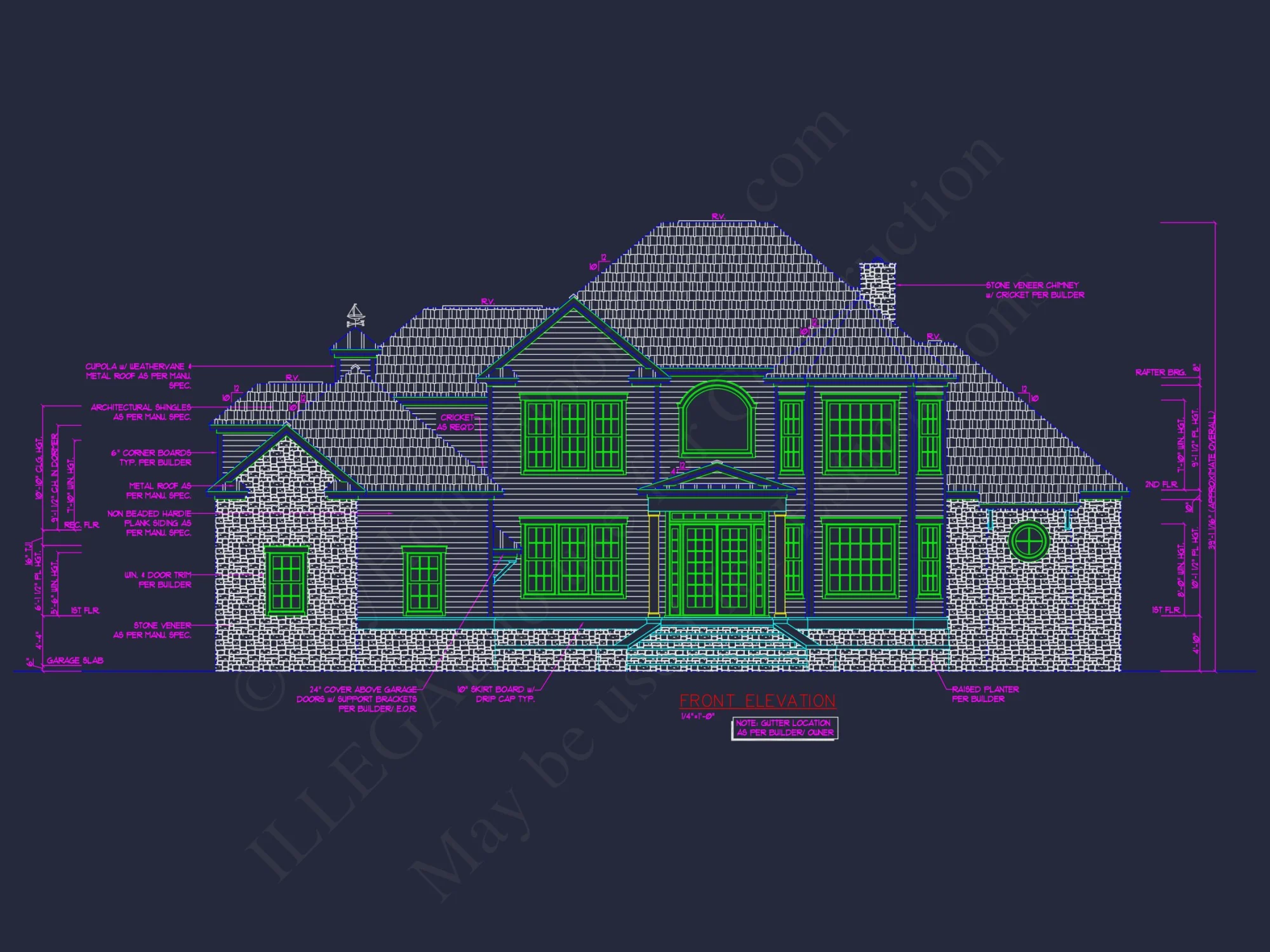 Luxury house Plan with CAD Blueprints and Detailed Designs