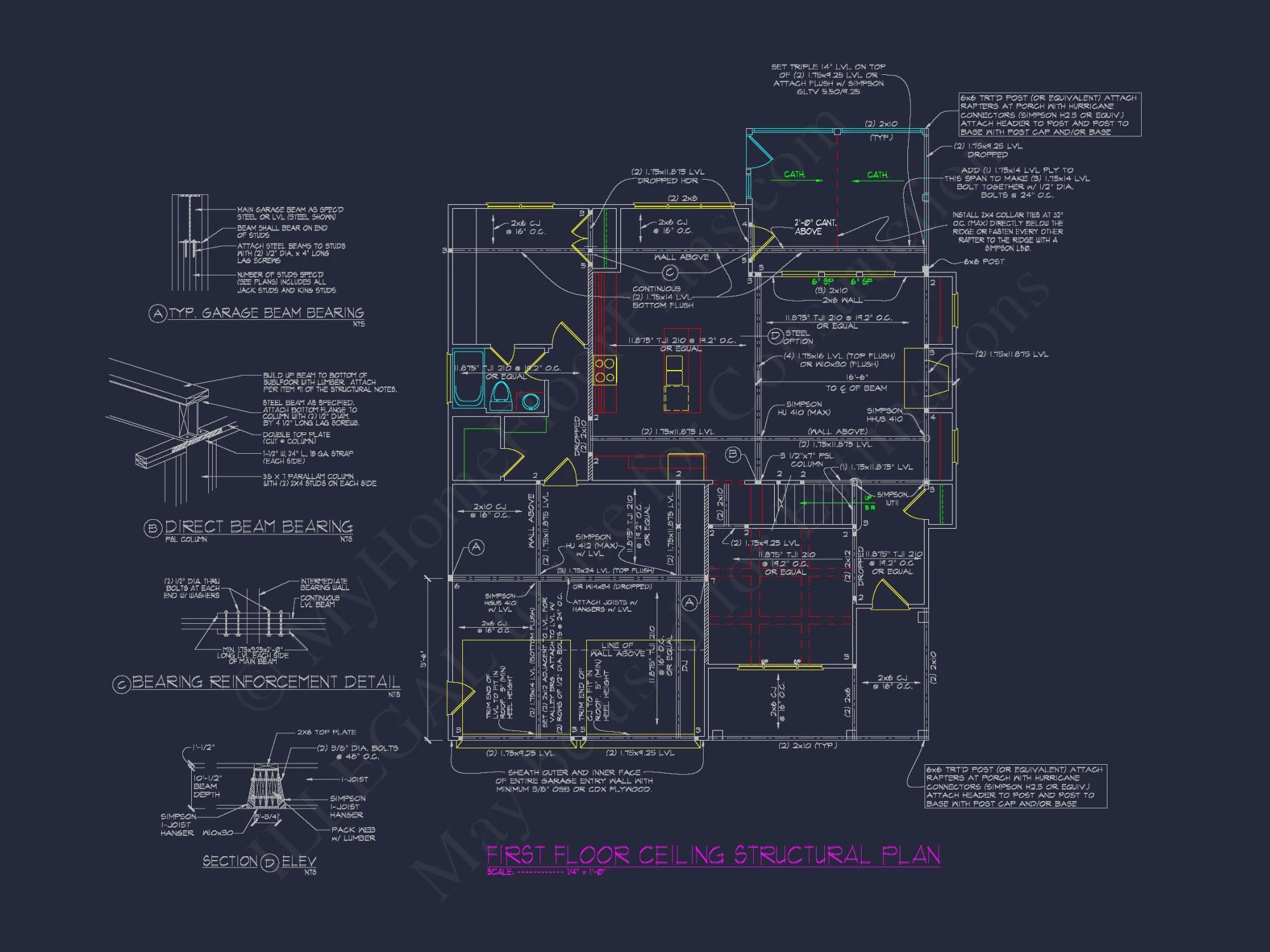 2.5-Floor Craftsman Plan