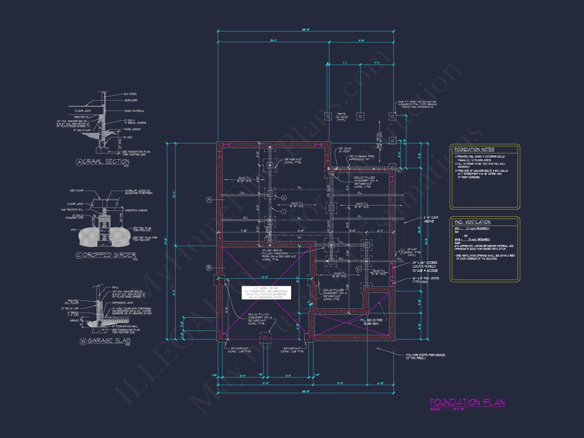 2.5-Floor Craftsman Plan
