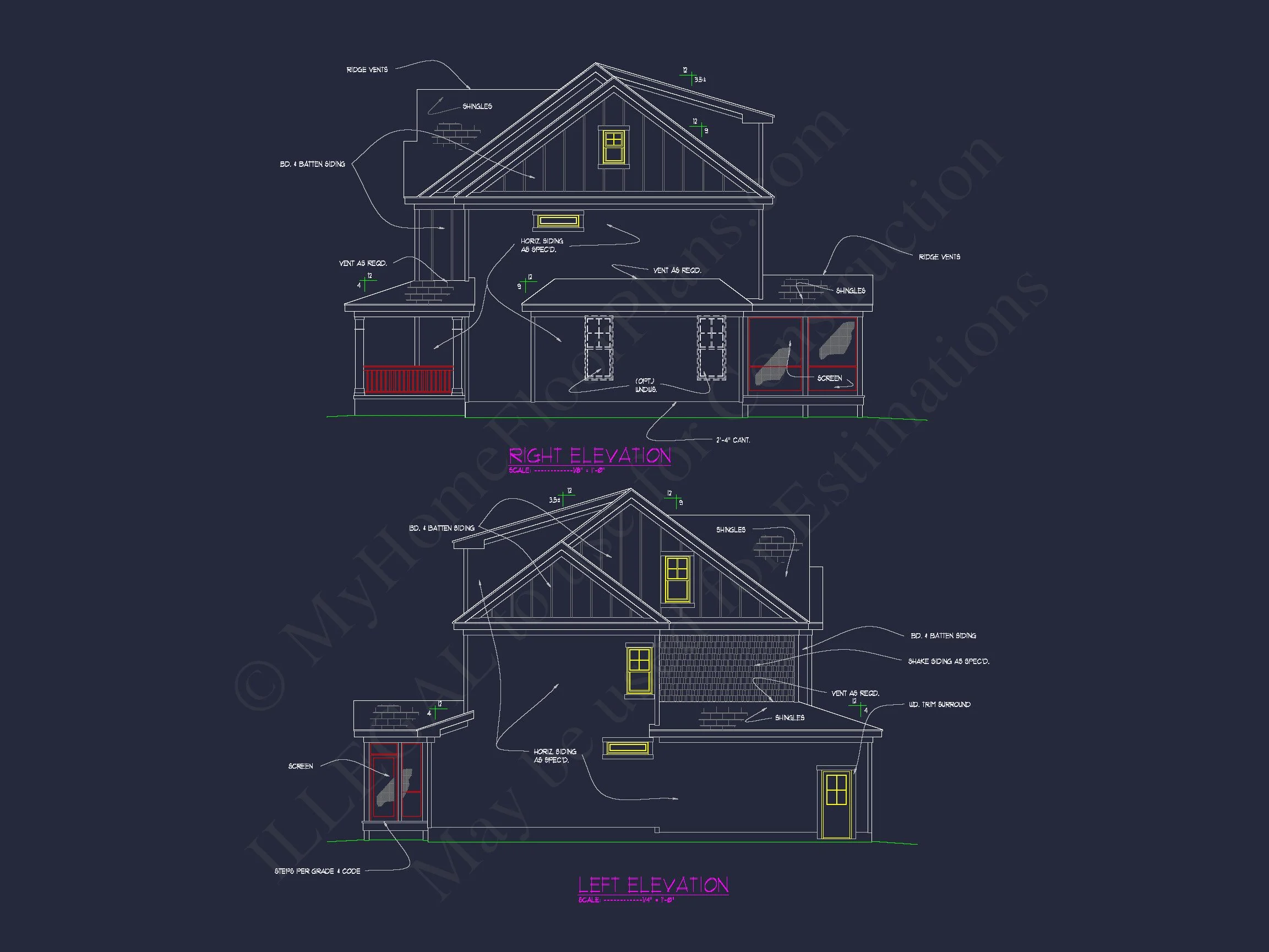 Charming house CAD Blueprint