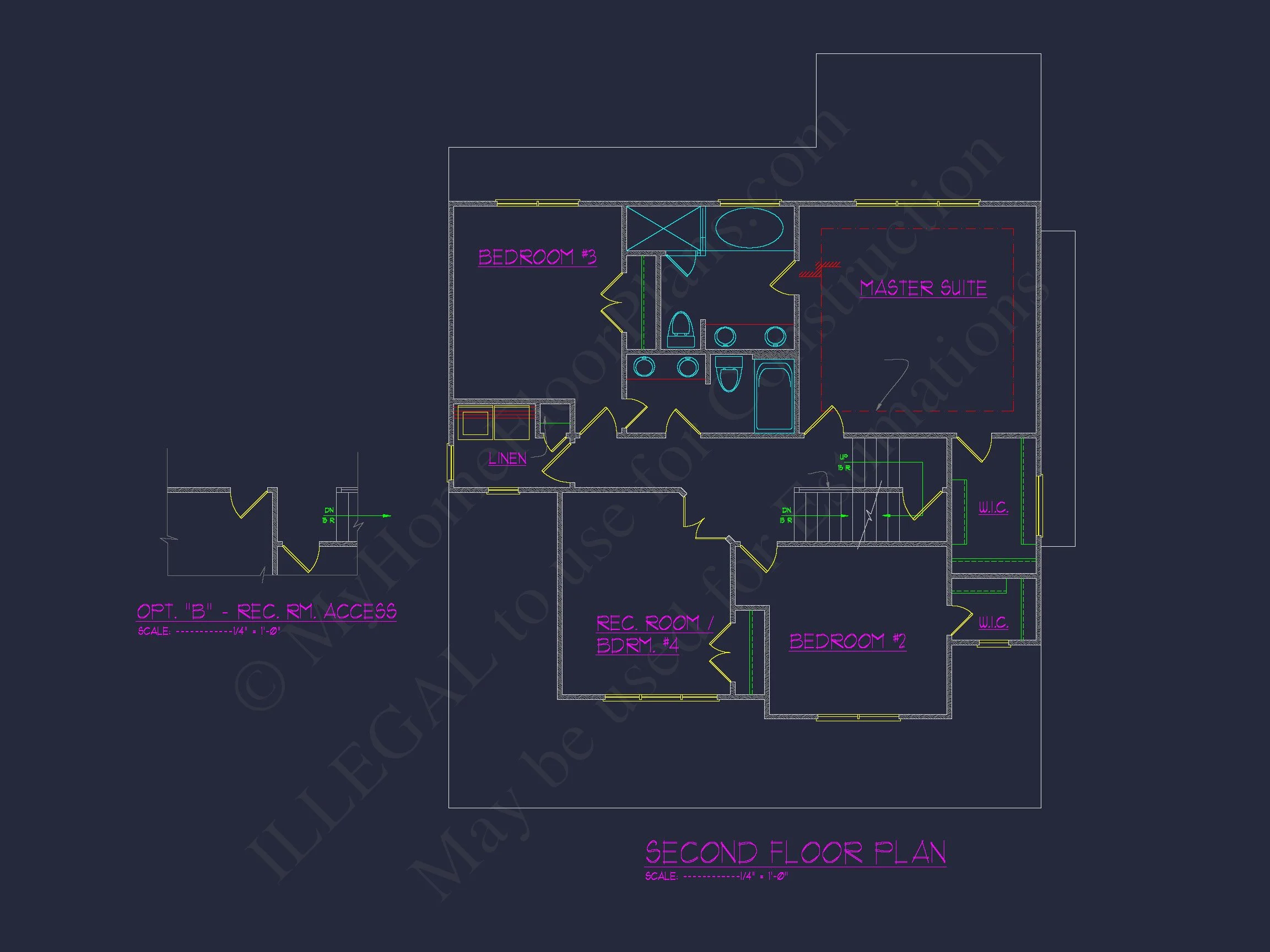 2.5-Floor Craftsman Plan