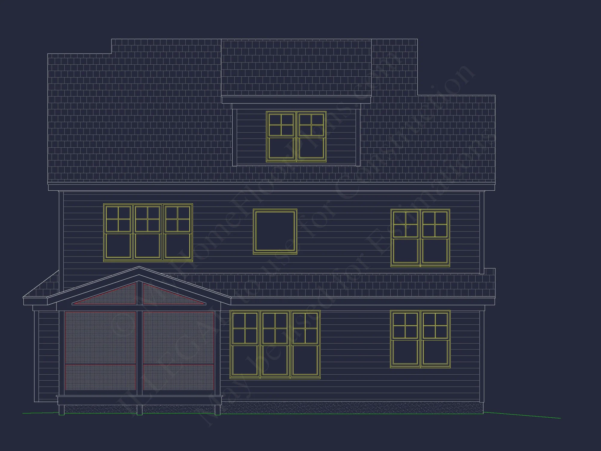 Charming house CAD Blueprint