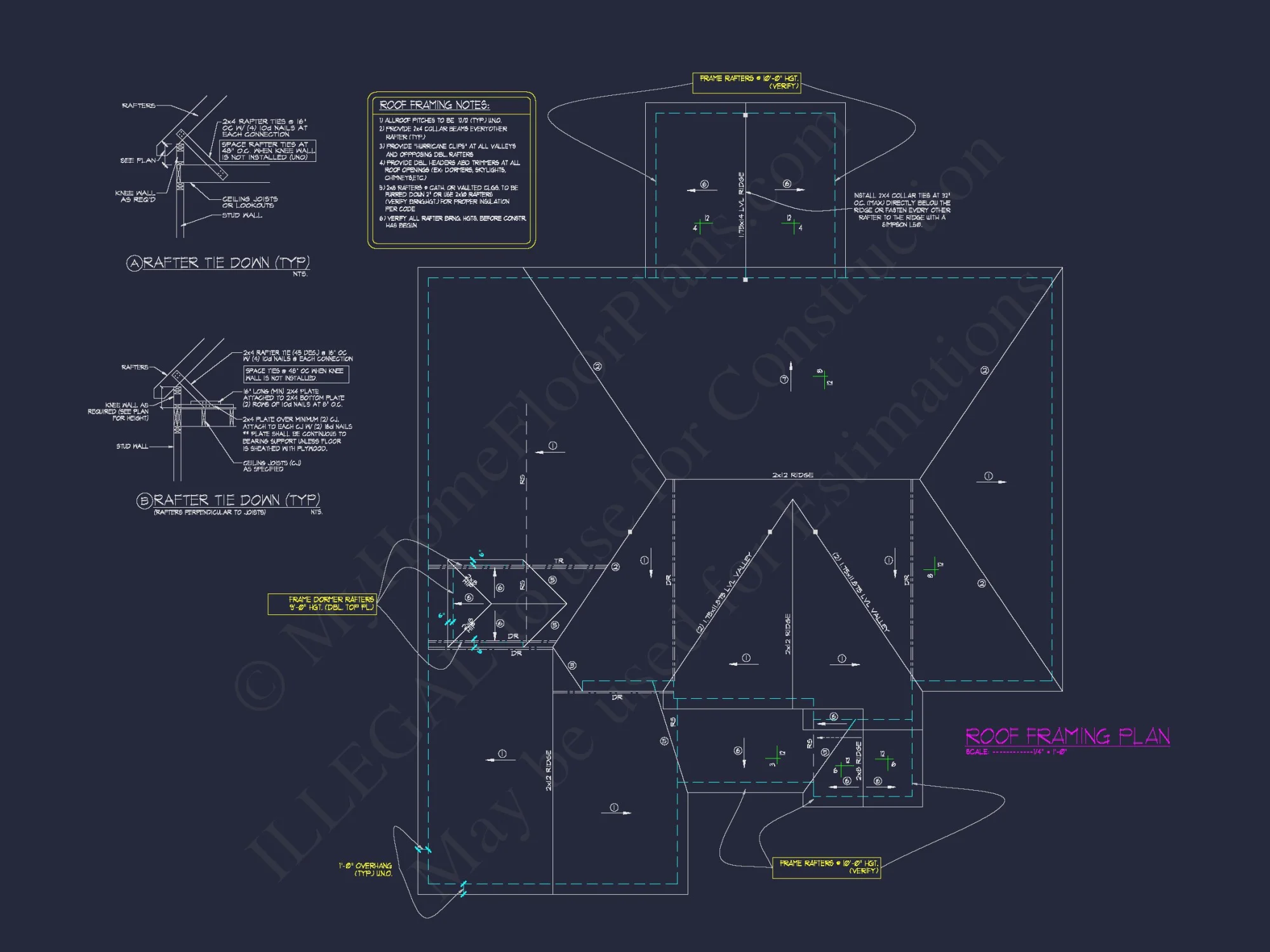 Elegant house Plan with Detailed Blueprints and 2-Story Design