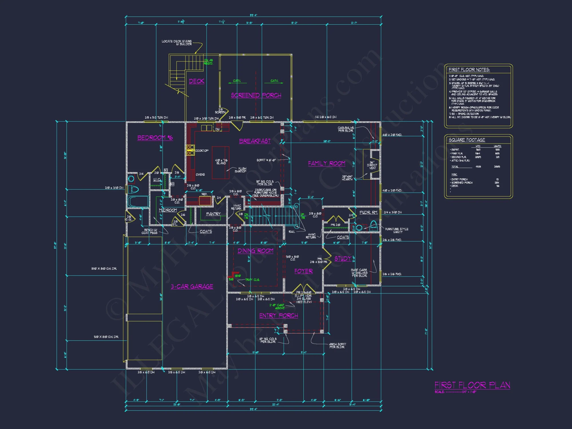 Elegant house Plan with Detailed Blueprints and 2-Story Design