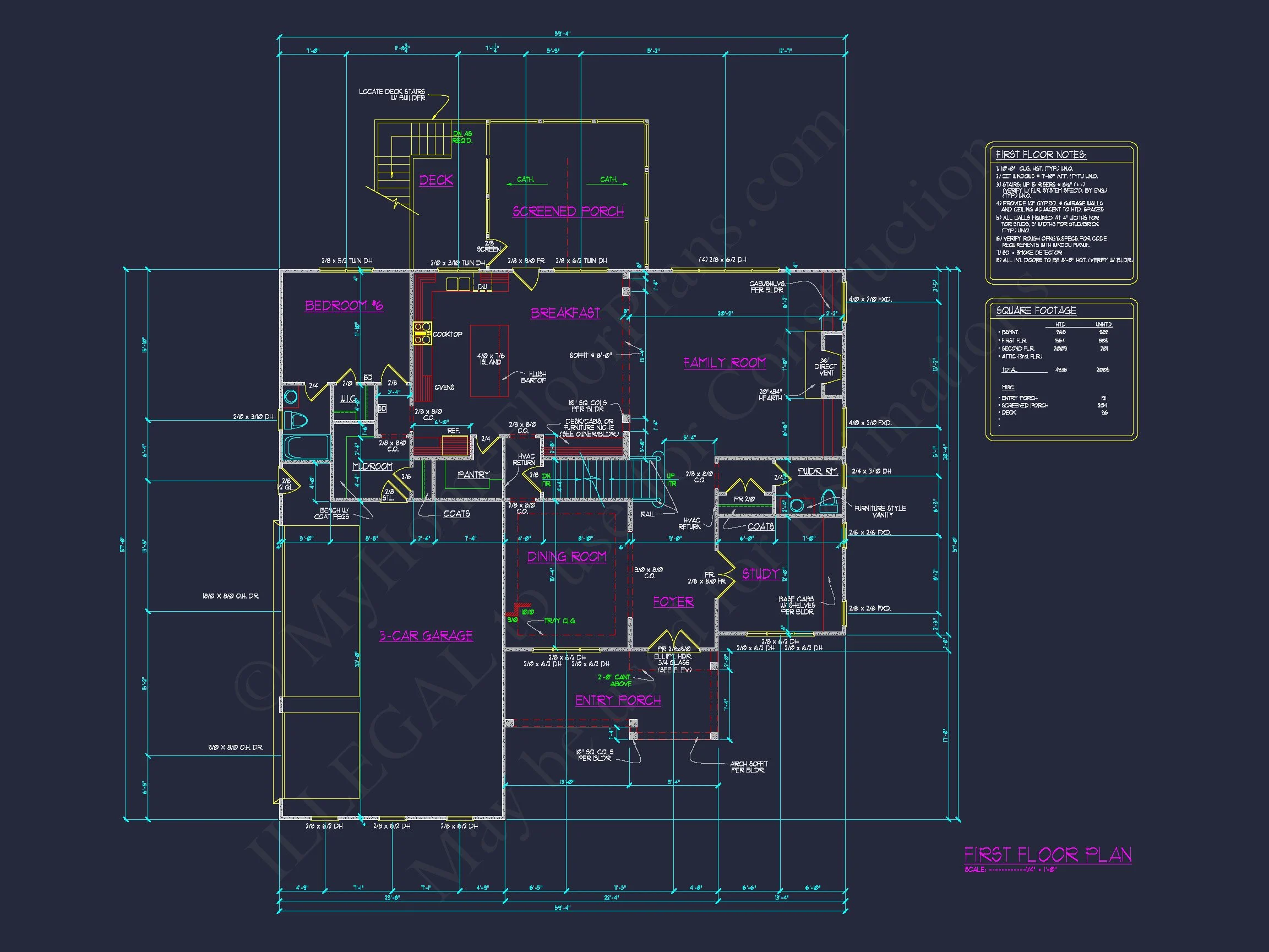 10-1680 HOUSE PLAN - Elegant House Plan with Detailed Blueprints and 2-Story Design 15 Elegant house Plan with Detailed Blueprints and 2-Story Design
