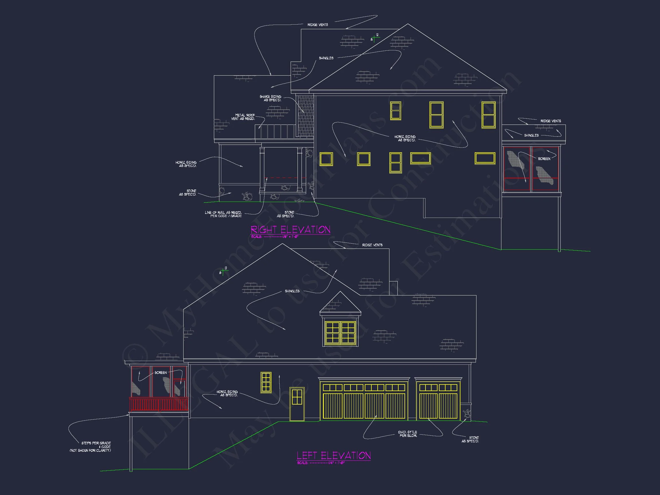 10-1680 HOUSE PLAN - Elegant House Plan with Detailed Blueprints and 2-Story Design 13 Elegant house Plan with Detailed Blueprints and 2-Story Design