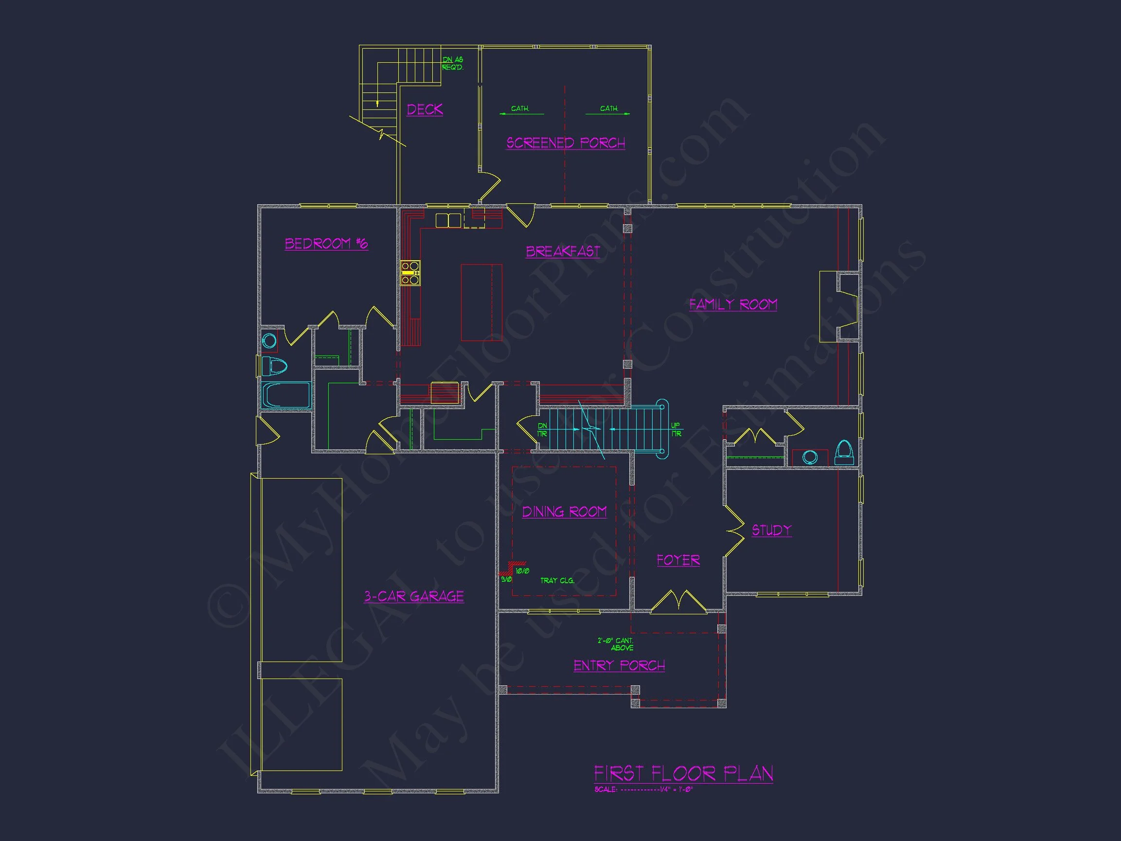 10-1680 HOUSE PLAN - Elegant House Plan with Detailed Blueprints and 2-Story Design 10 Elegant house Plan with Detailed Blueprints and 2-Story Design