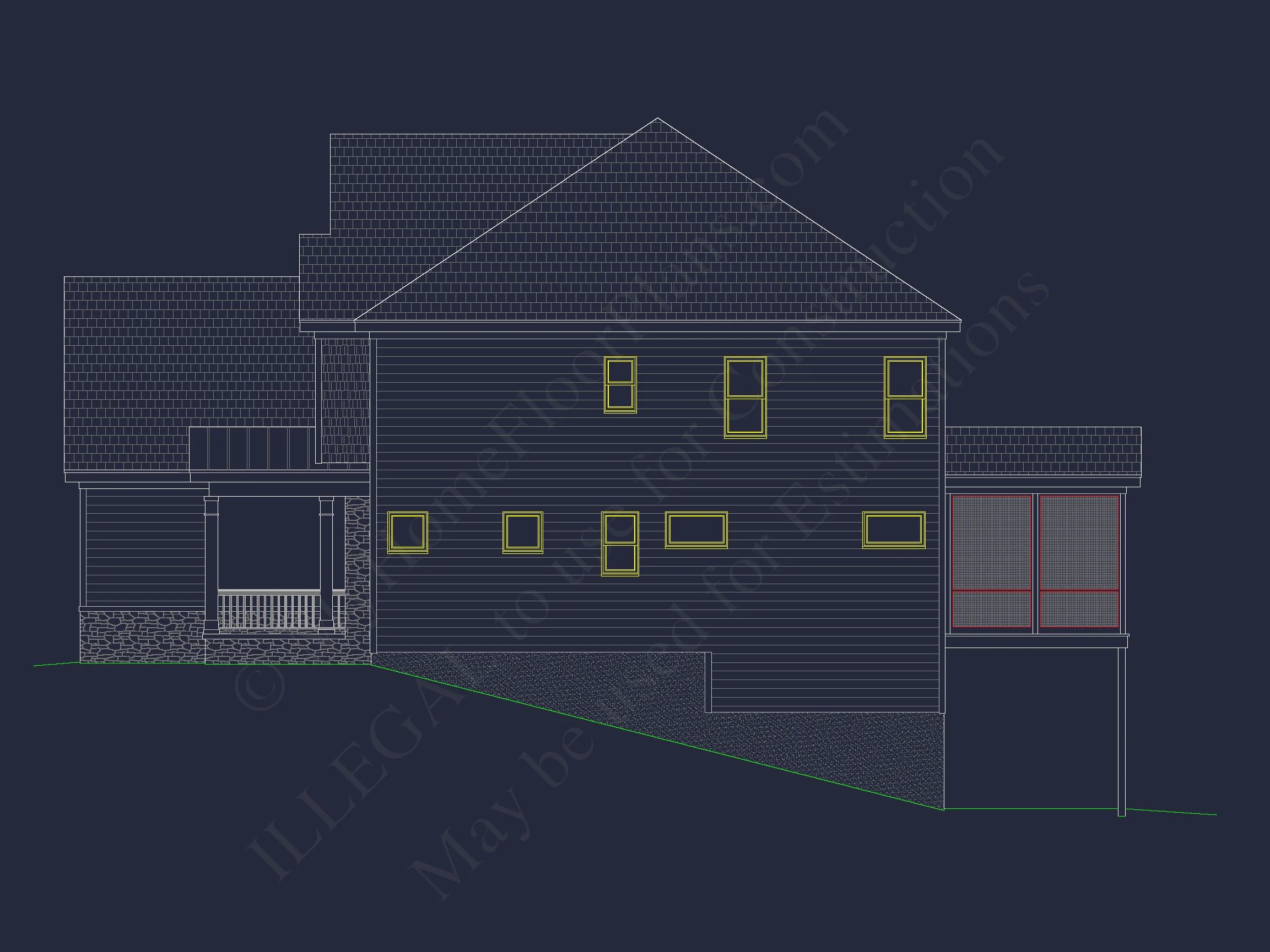 10-1680 HOUSE PLAN - Elegant House Plan with Detailed Blueprints and 2-Story Design 6 Elegant house Plan with Detailed Blueprints and 2-Story Design