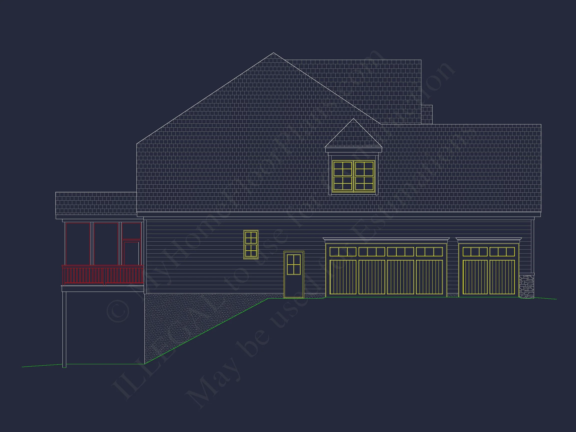 10-1680 HOUSE PLAN - Elegant House Plan with Detailed Blueprints and 2-Story Design 7 Elegant house Plan with Detailed Blueprints and 2-Story Design