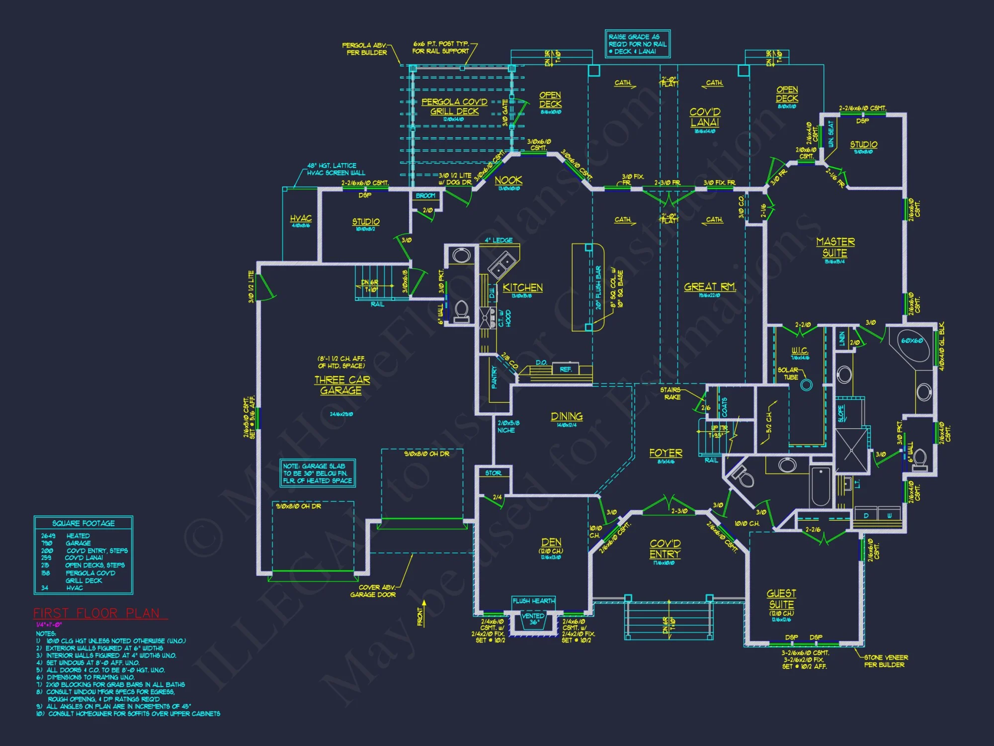 Modern Craftsman house Plan with Spacious Floor Designs