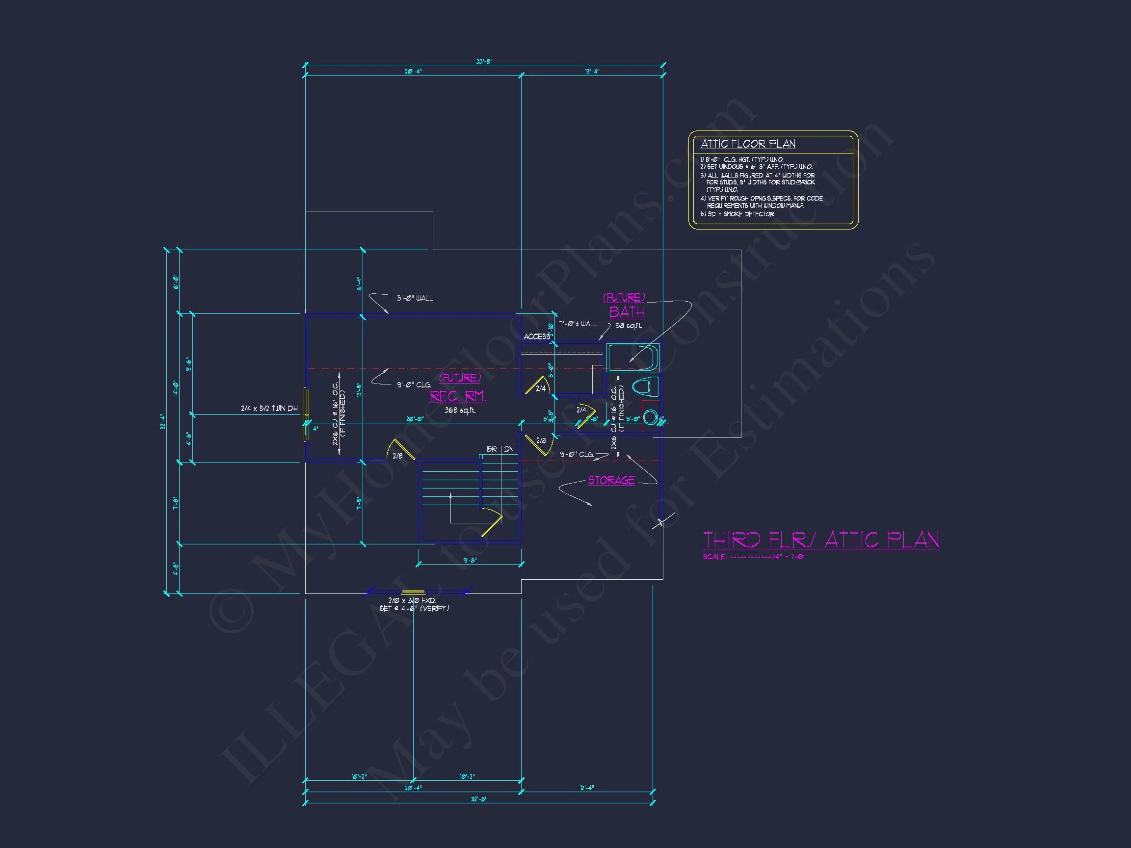 10-1620 HOUSE PLAN - Stunning House Floor Plan with 2.5 Floors & CAD Blueprints 11 Stunning house Floor Plan with 2.5 Floors & CAD Blueprints