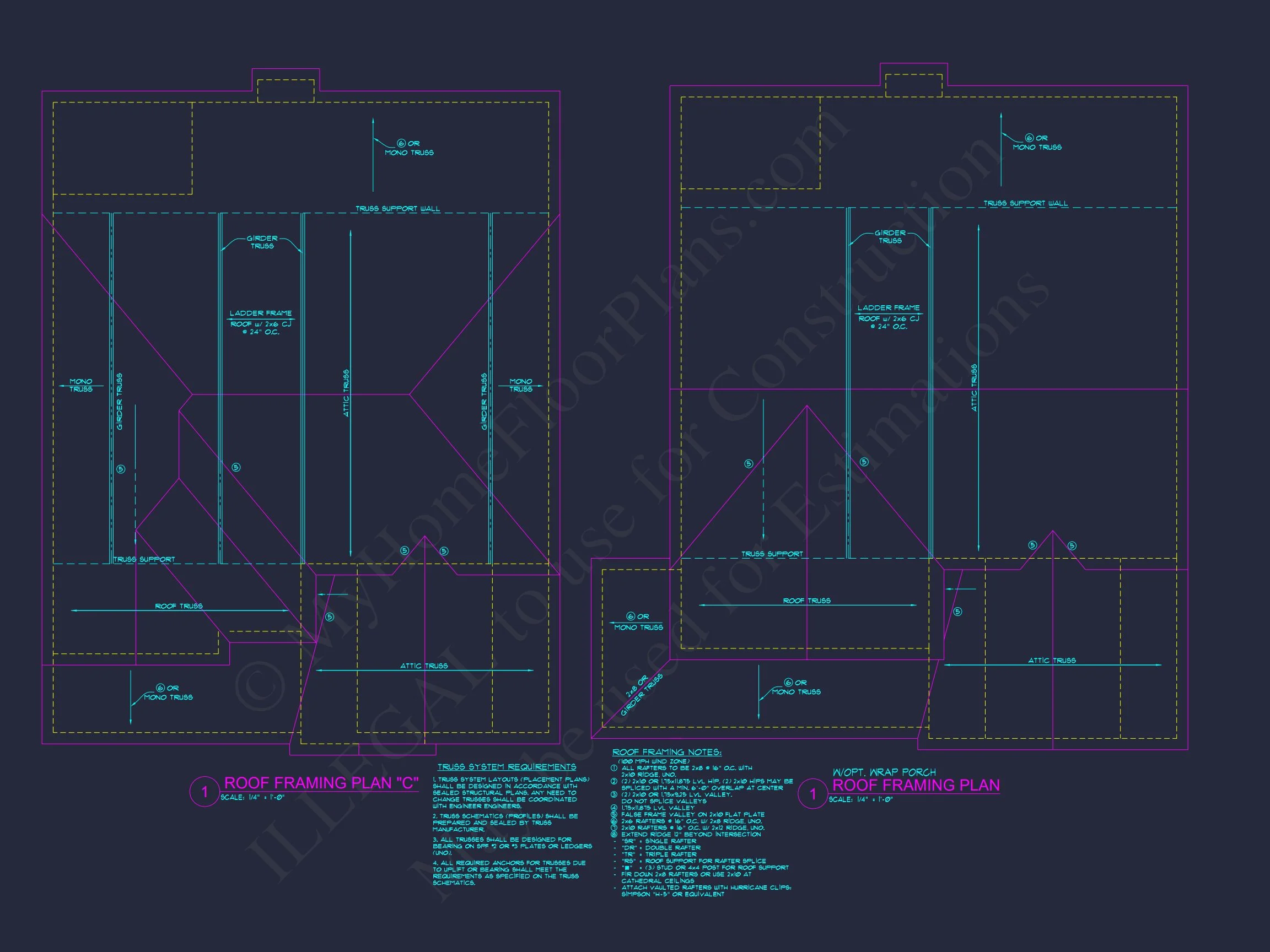 10-1561 HOUSE PLAN - Modern Craftsman House Blueprint with Spacious Layout Design 42 Modern Craftsman house Blueprint with Spacious Layout Design