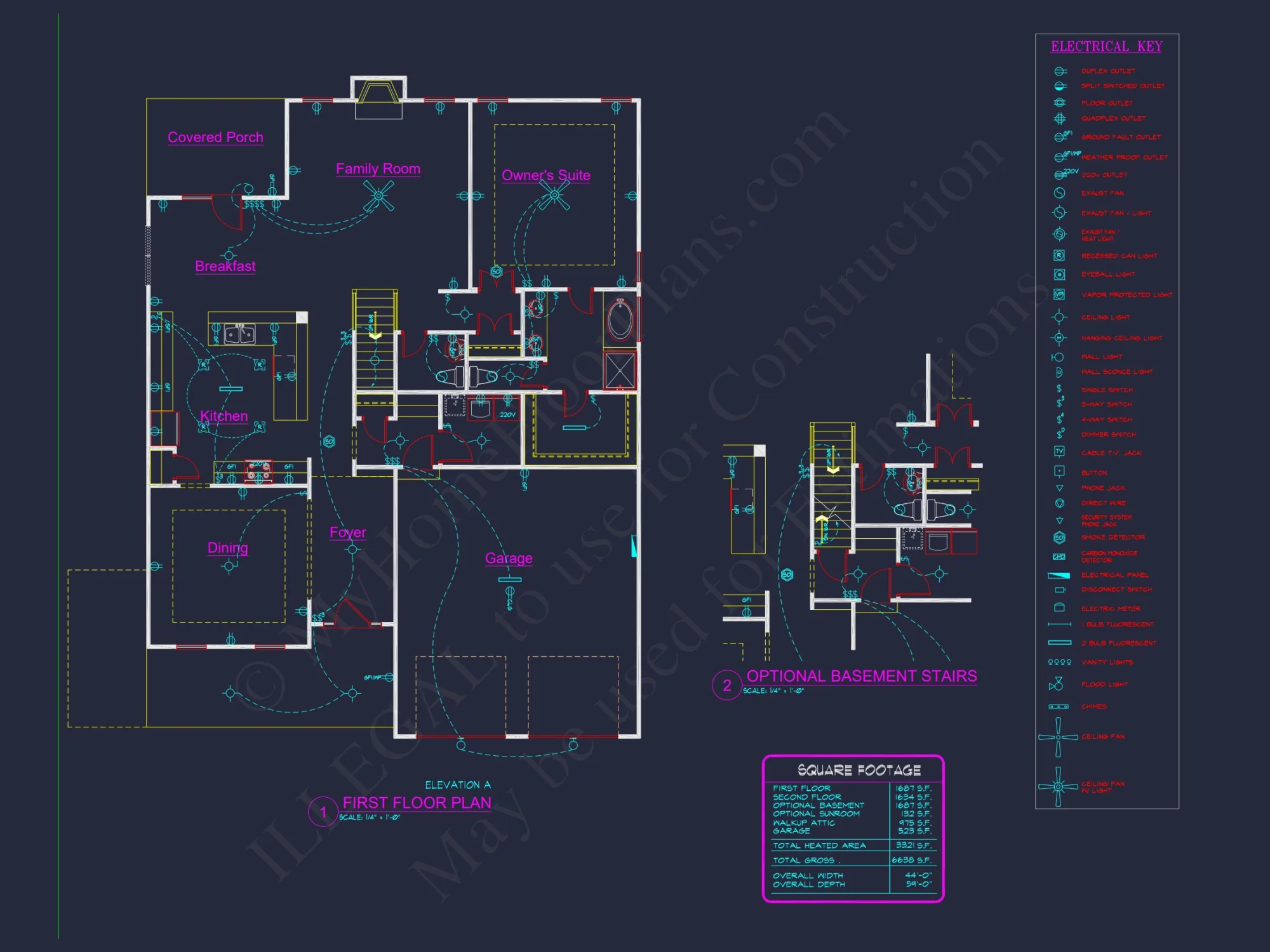 Modern Craftsman house Blueprint with Spacious Layout Design