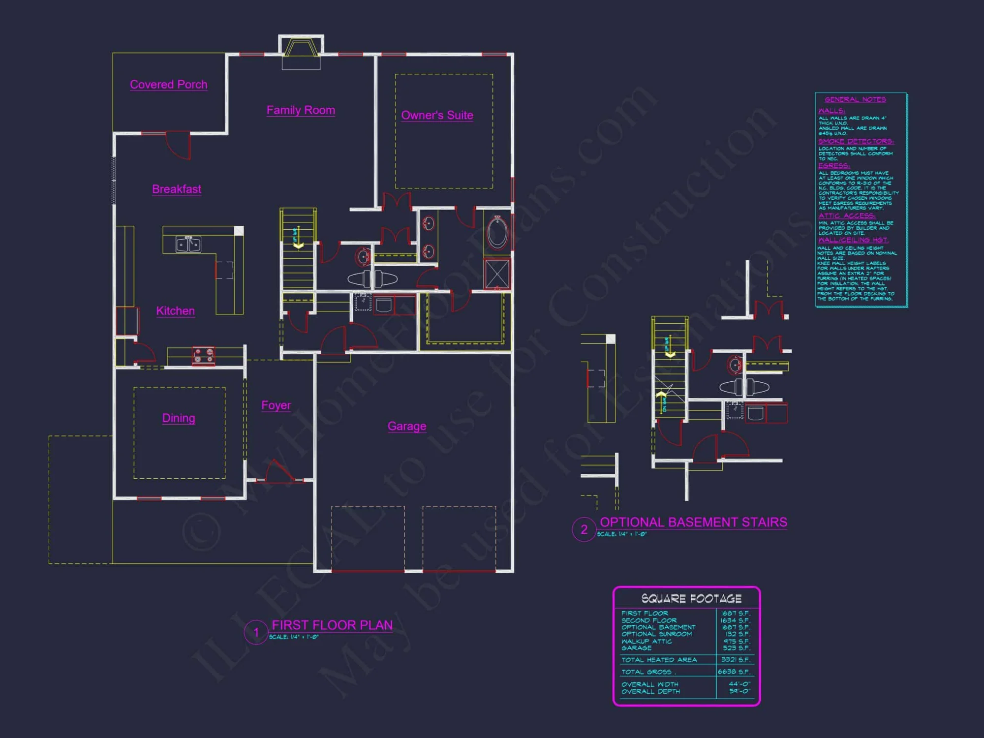 Modern Craftsman house Blueprint with Spacious Layout Design