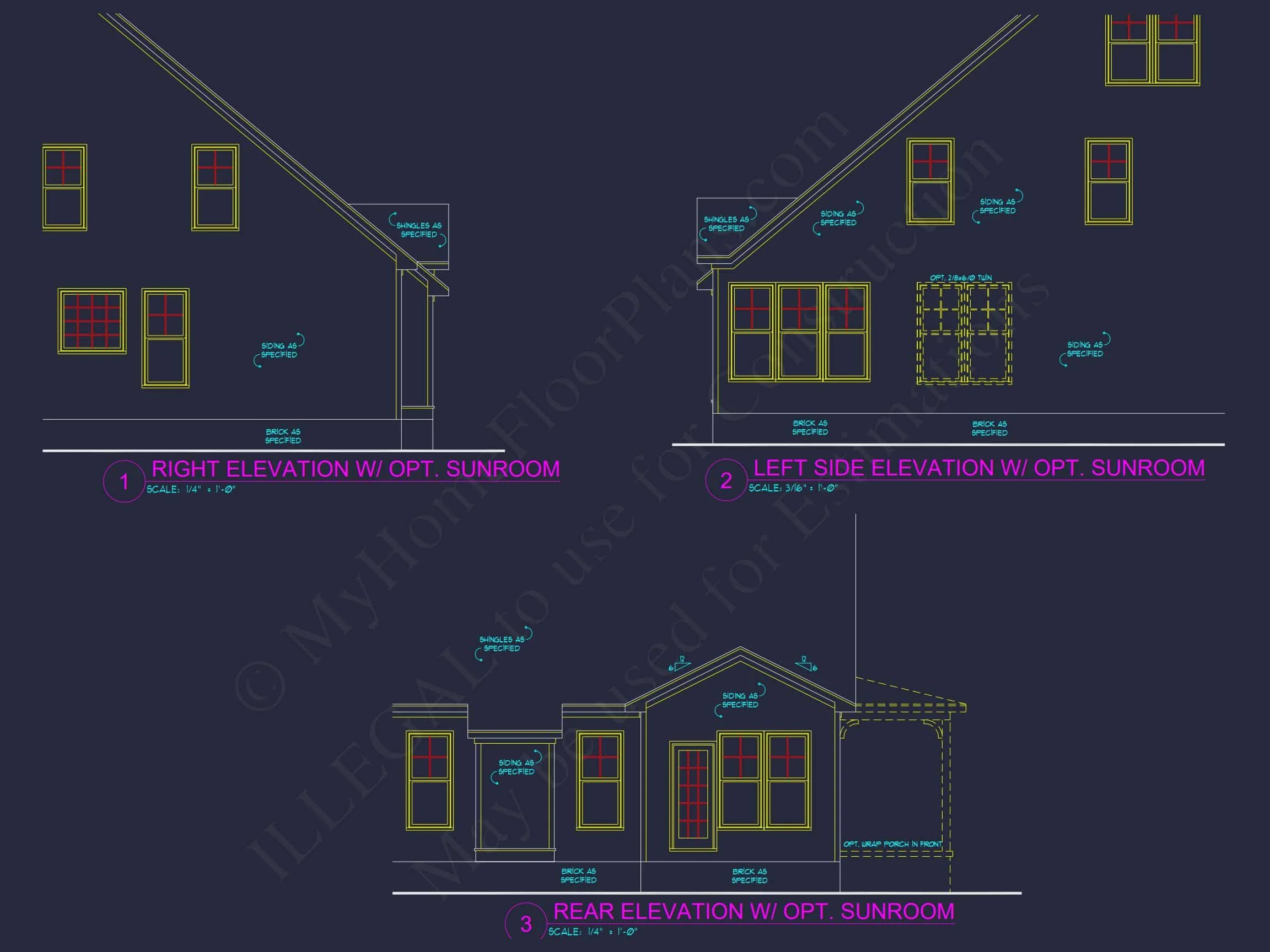 10-1561 HOUSE PLAN - Modern Craftsman House Blueprint with Spacious Layout Design 13 Modern Craftsman house Blueprint with Spacious Layout Design