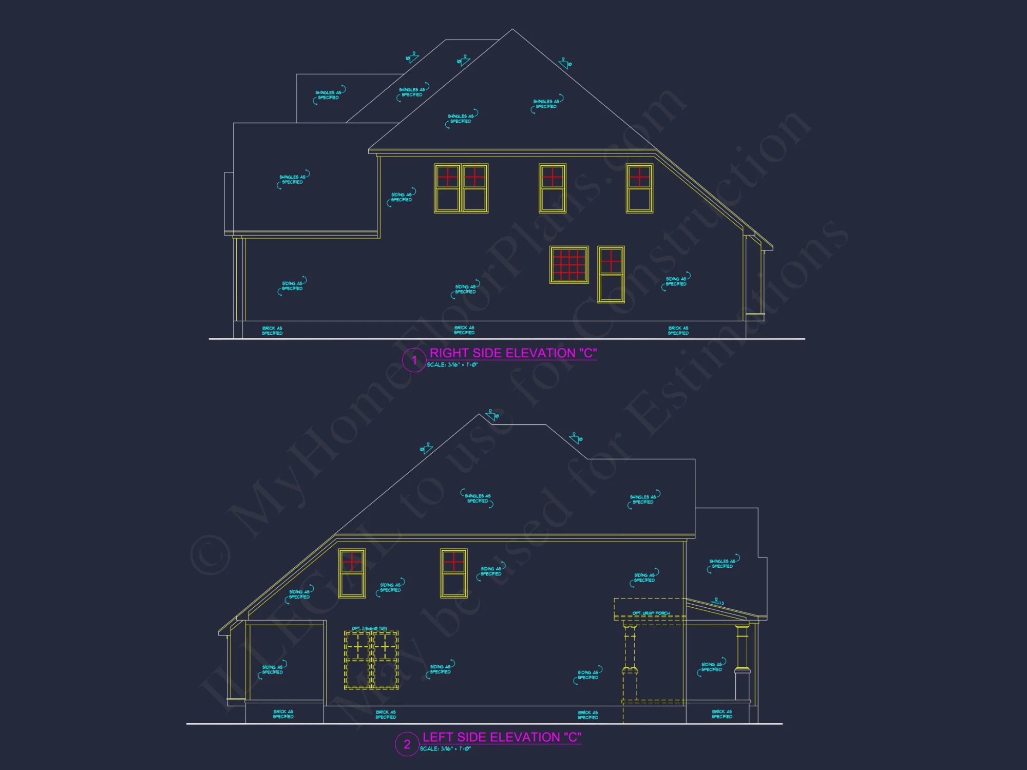 Modern Craftsman house Blueprint with Spacious Layout Design